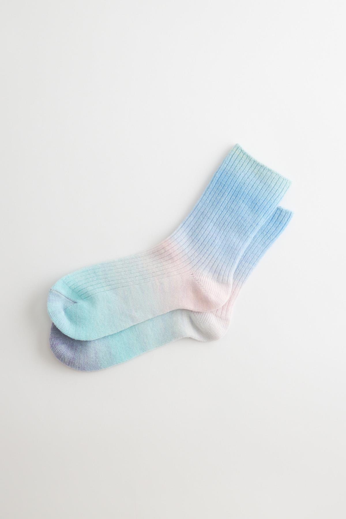 Womens Colorful Wool Sock