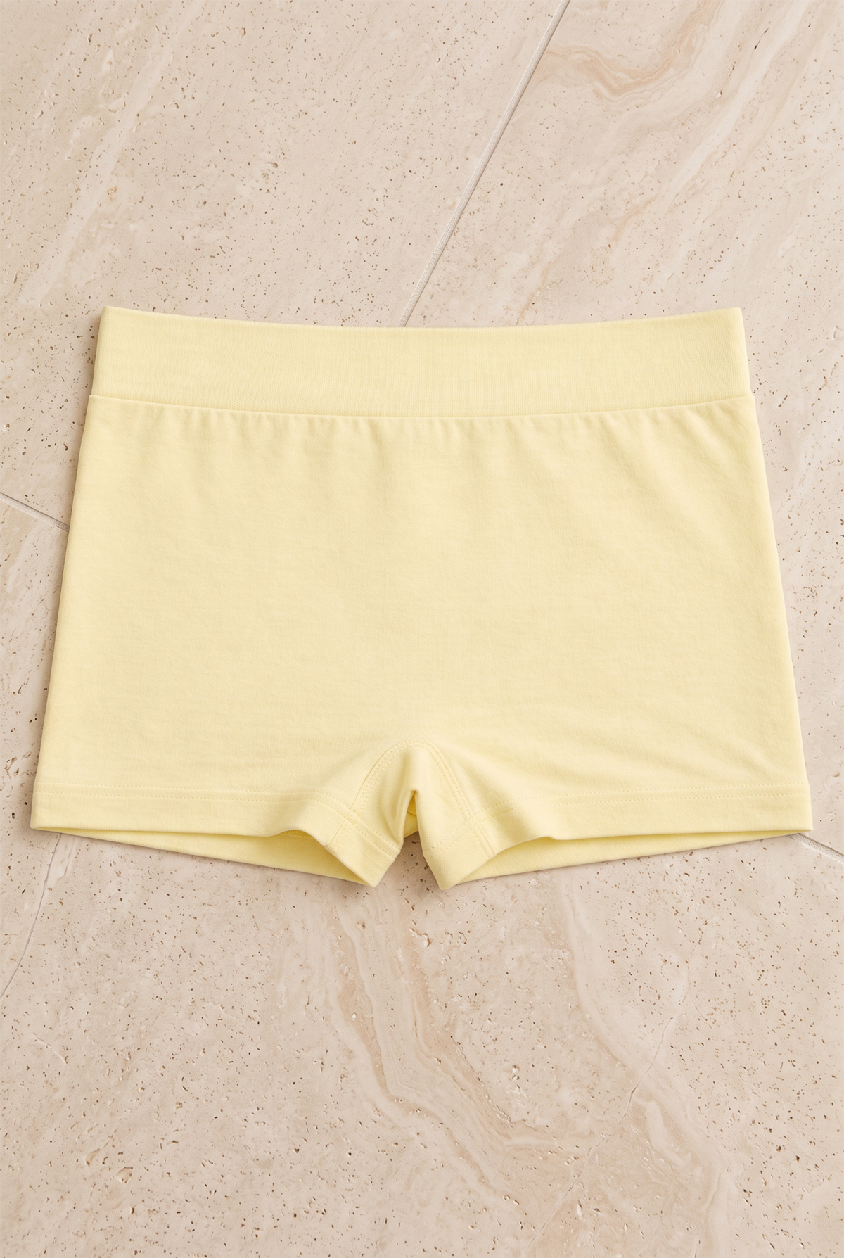 Kadın Sarı Seamless Boxer
