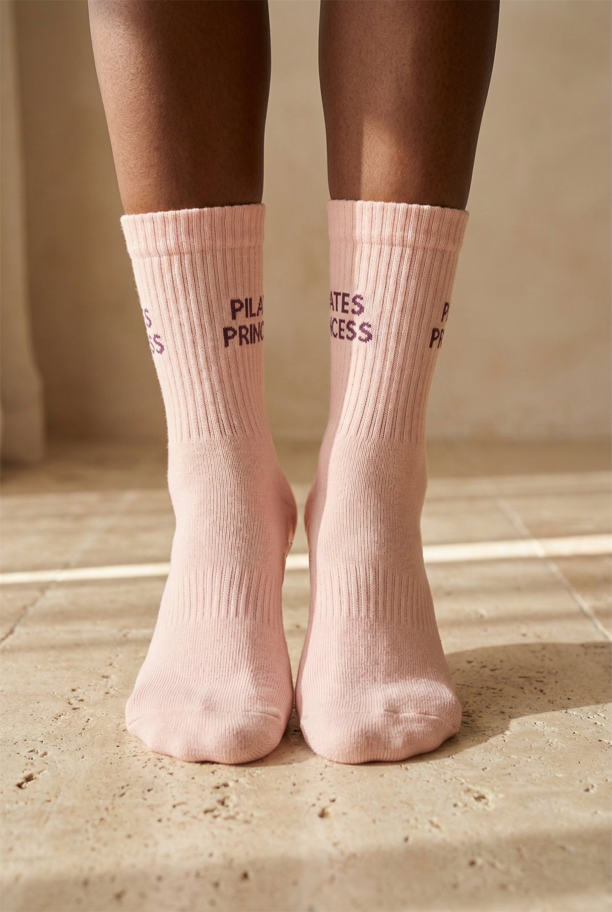 Kadın Soket Pilates Çorabı Pembe