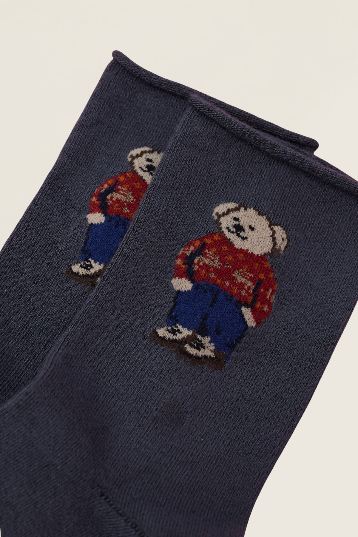 12501G1013 TEDDYLİ LASTİKSİZ MODAL KADIN SOKET ÇORAP Gri