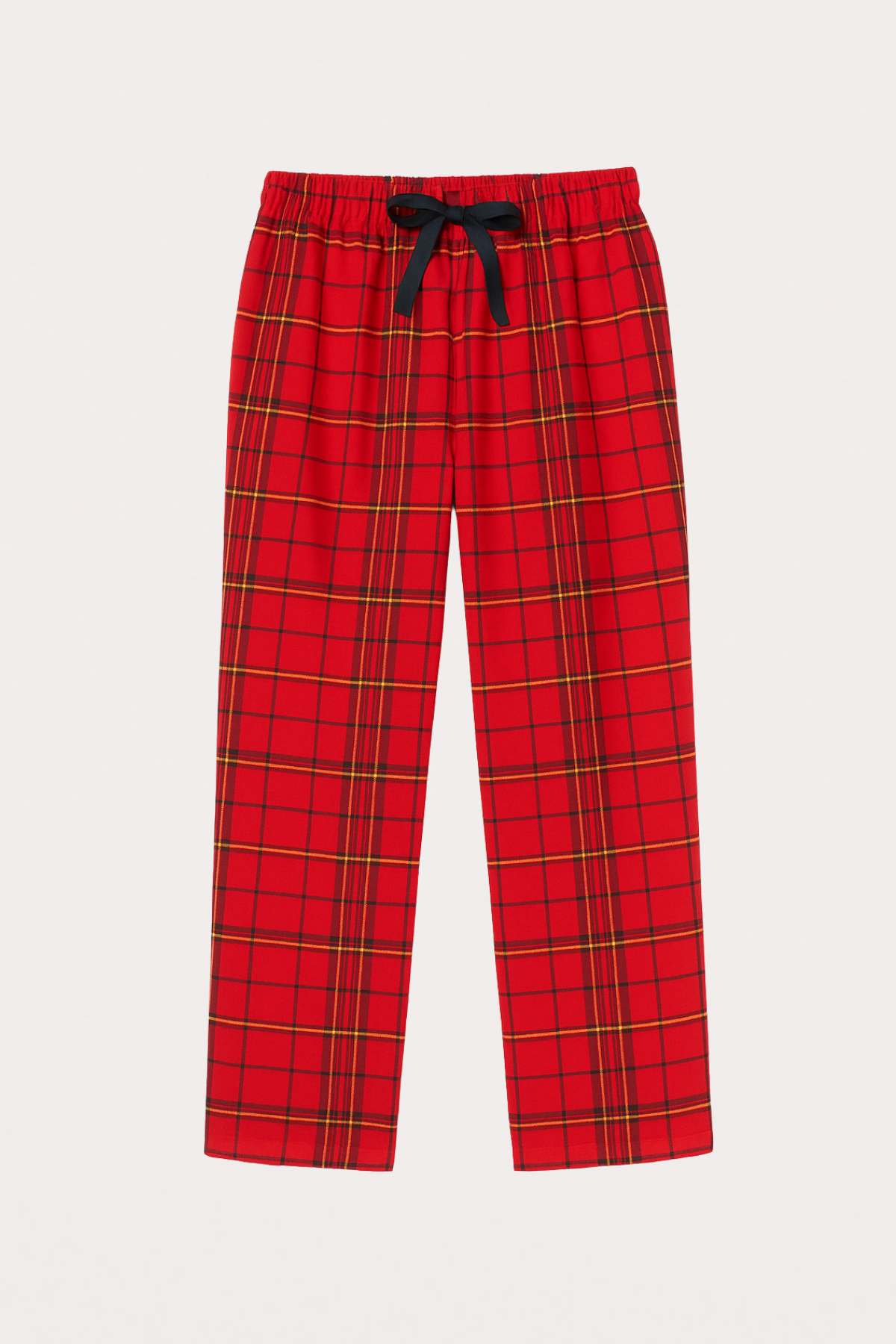 Kadın Teddy Pantolon Pijama Altı Kırmızı