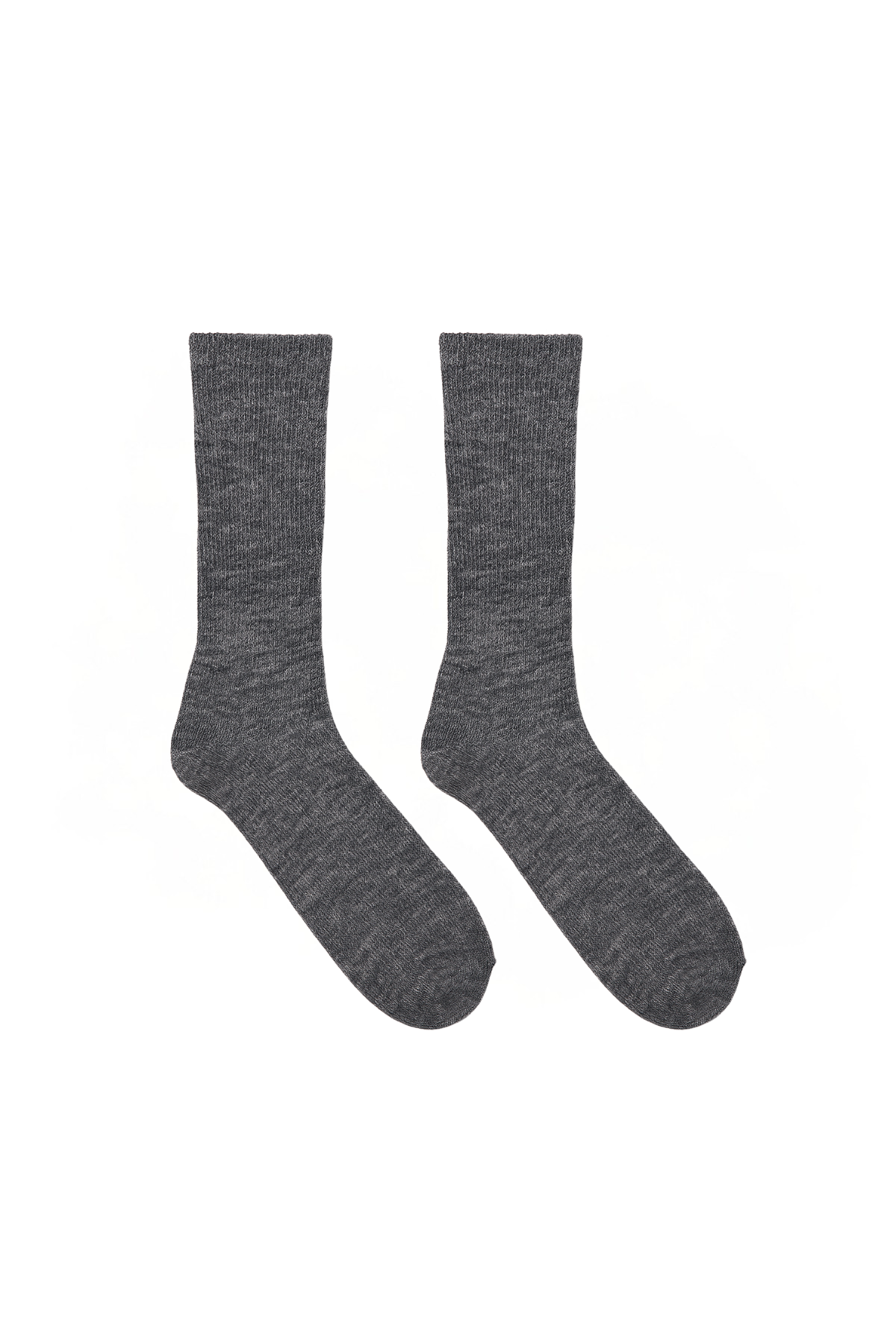 Womens Woolen Ankle Socks Gray