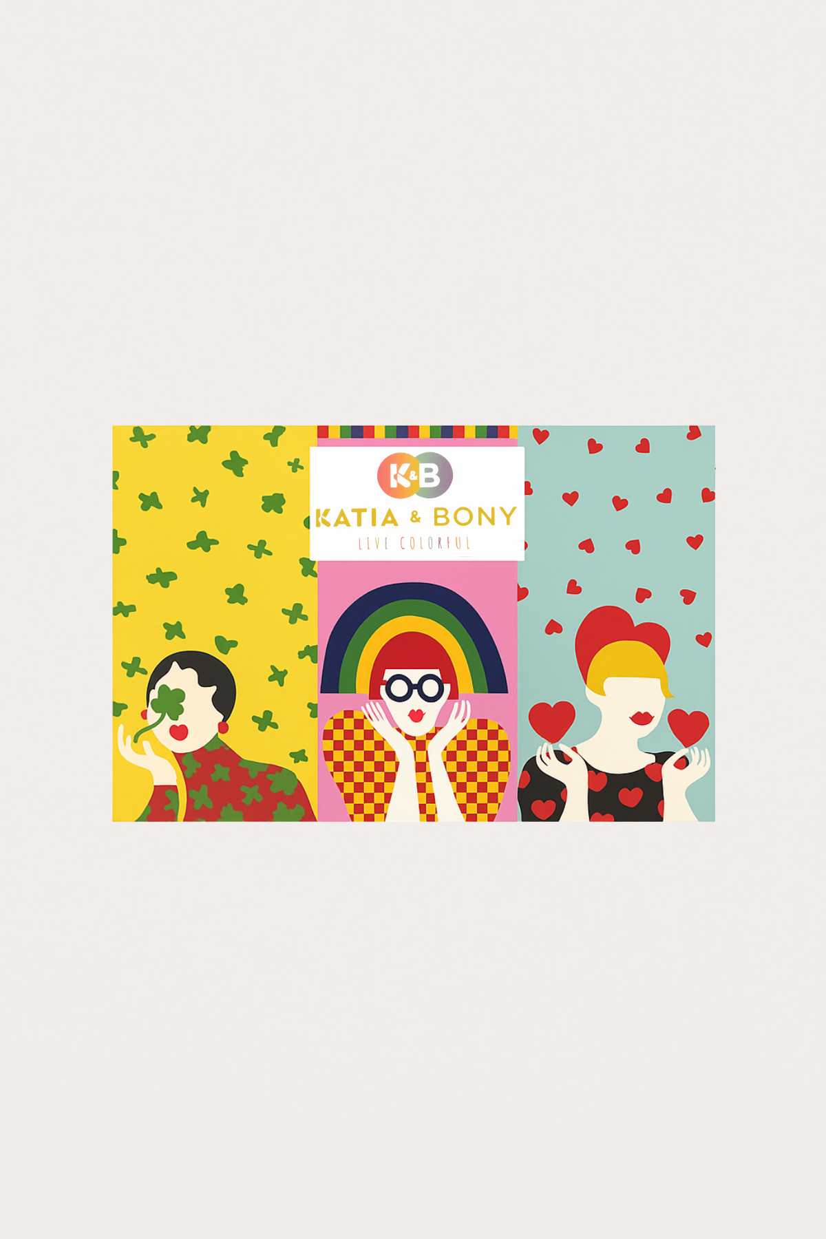 22501W3025 3PCK KUTULU KADIN FİGÜRLÜ SOKET ÇORAP Desenli