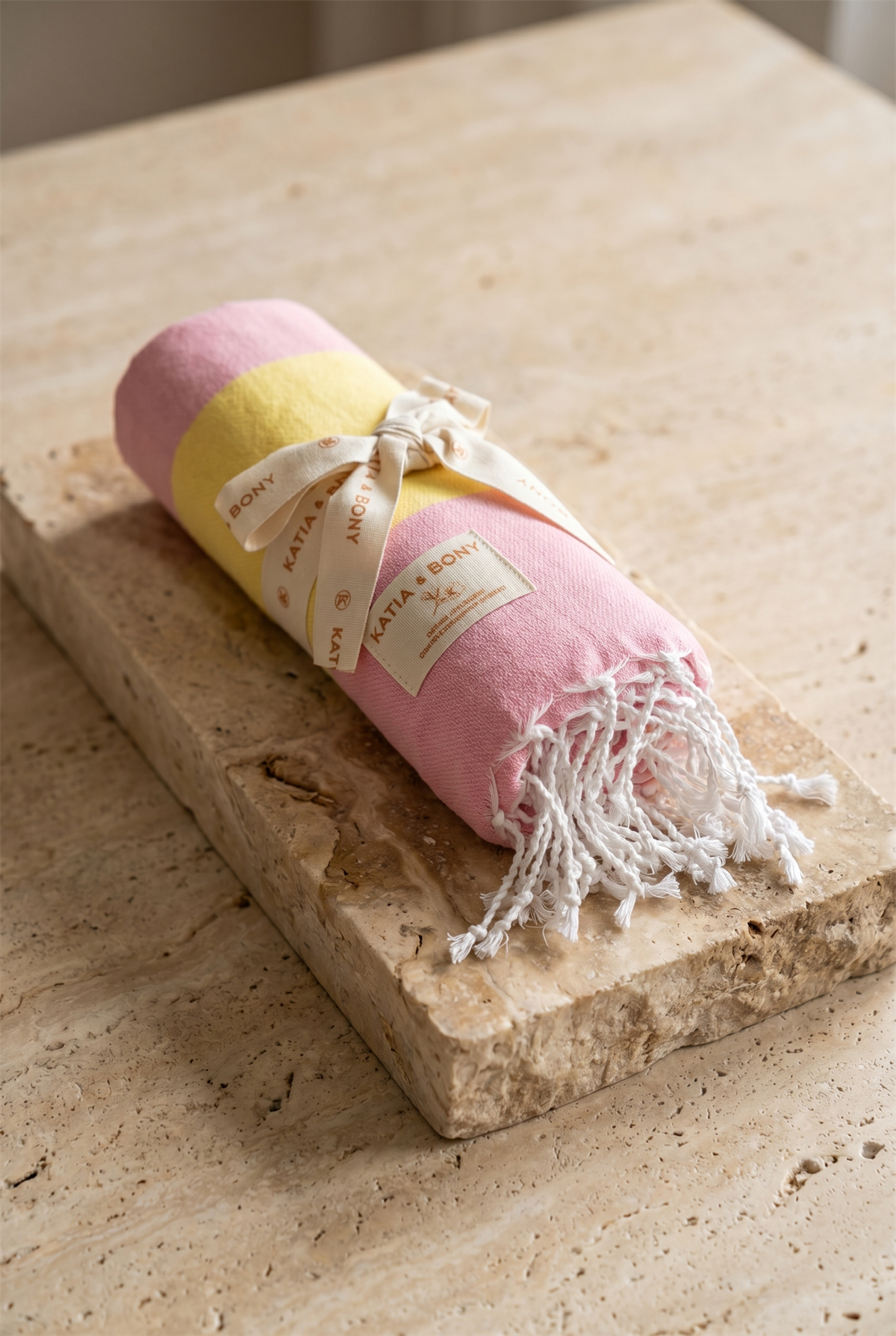 Thıck Strıped Pashemal Yellow