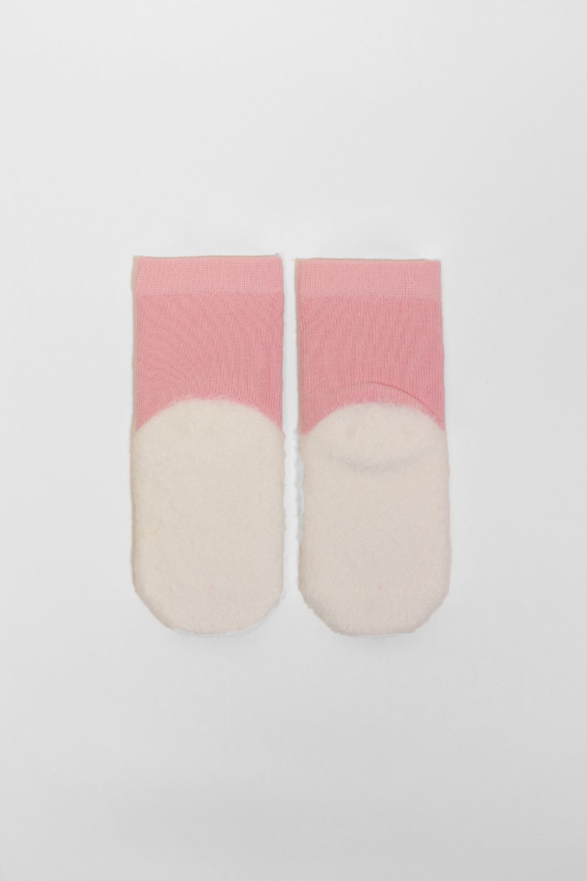 Kedi Desenli Bebek Soket Çorap Pembe