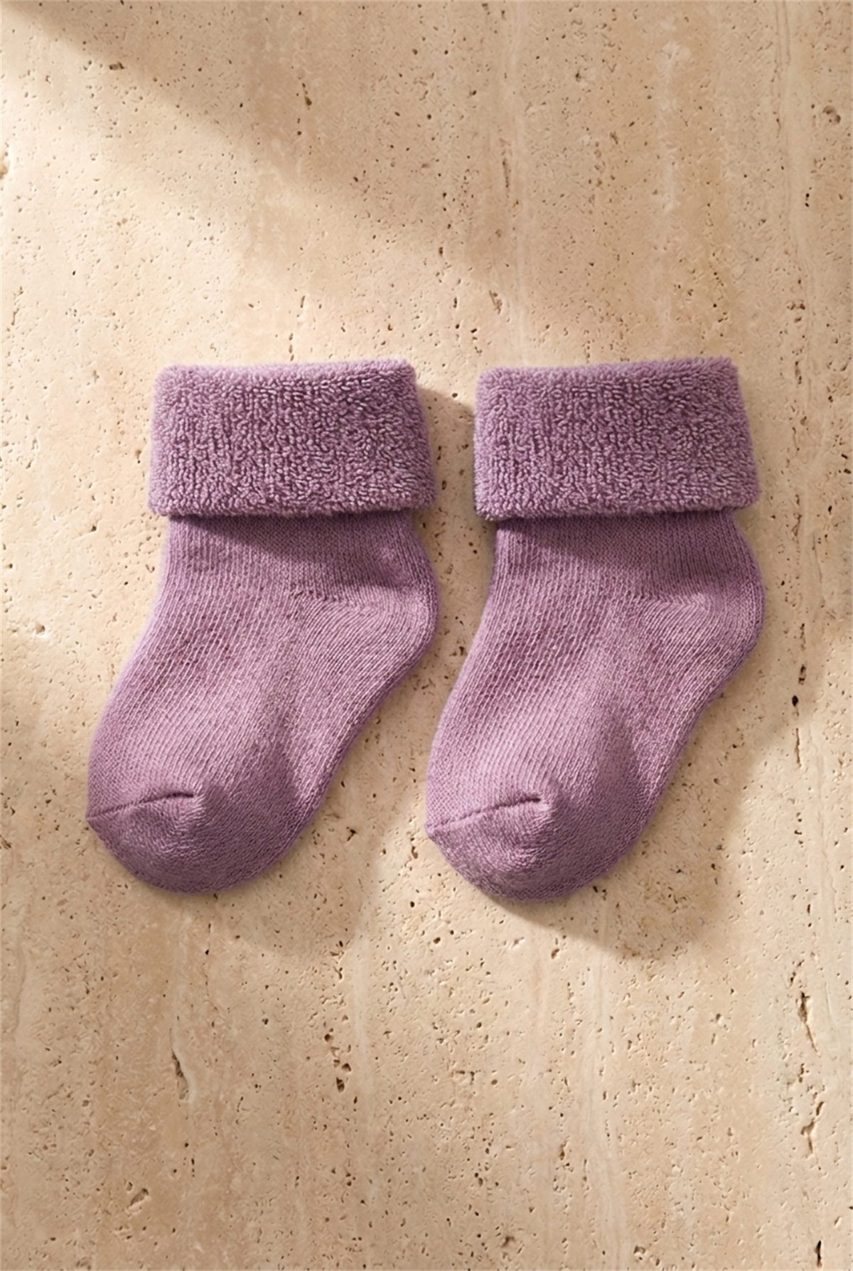Baby Girl 4-Piece Towel Socks Pink Mix