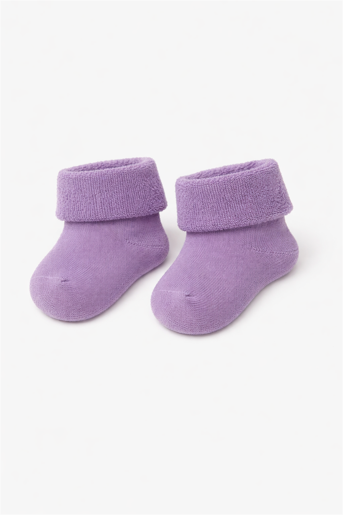 Kız Bebek 4lü Havlu Soket Çorap Pembe Mix