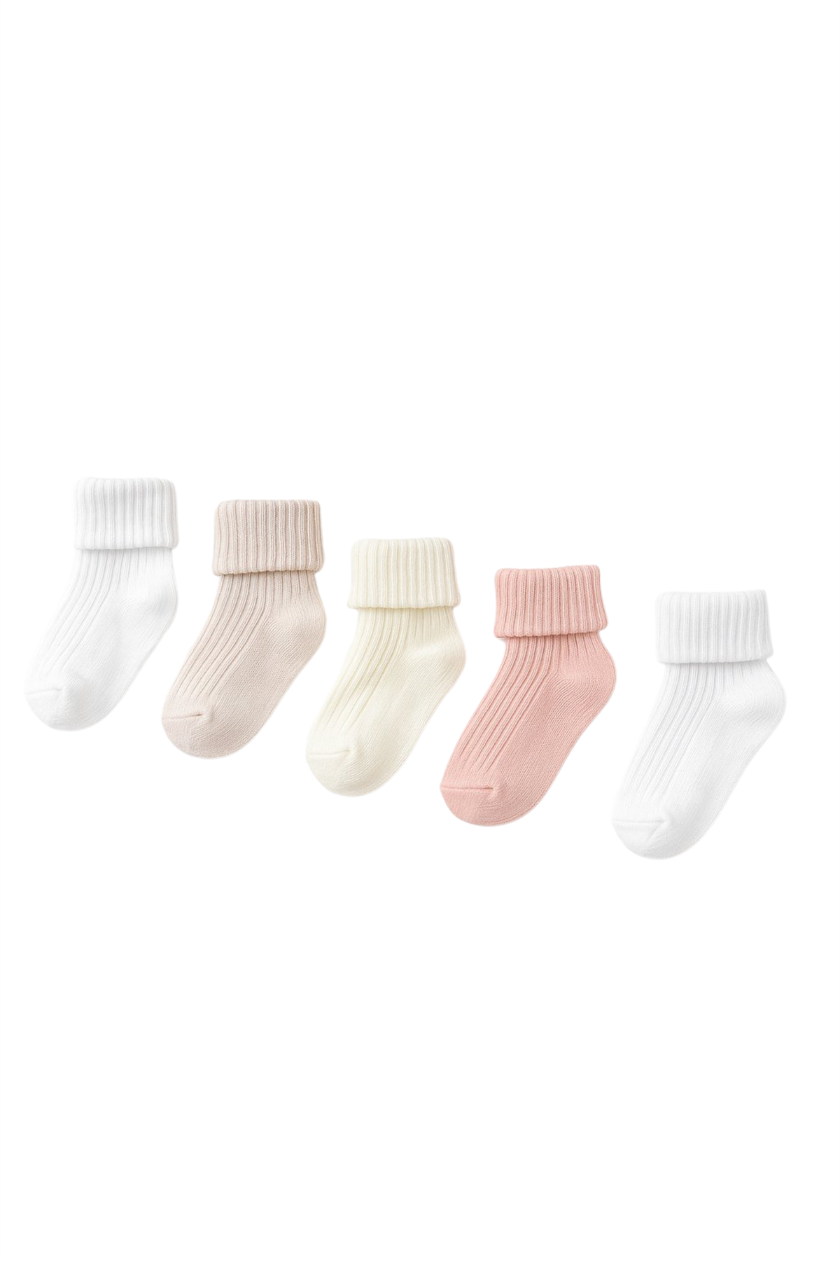 Baby Girl 5-Pack Mixed Socket Socks Multicolored