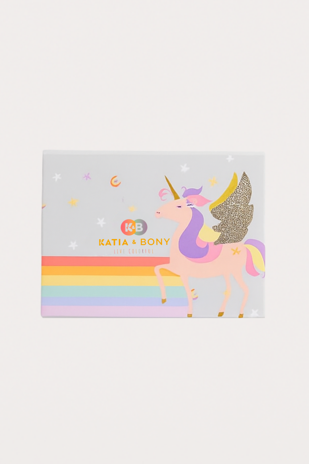 Kız Çocuk Unicorn Desenli 3lü Kutulu Soket Çorap 