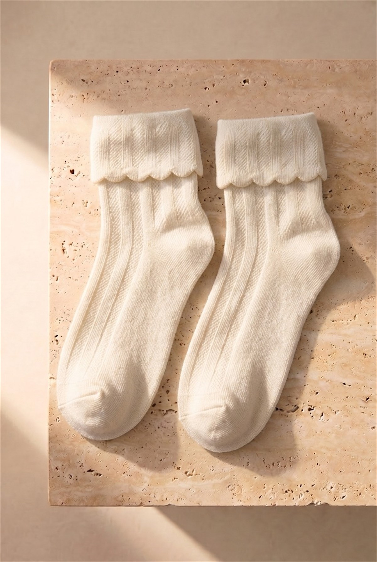 Girls 4-Piece Sock Socks With Ankle Detail