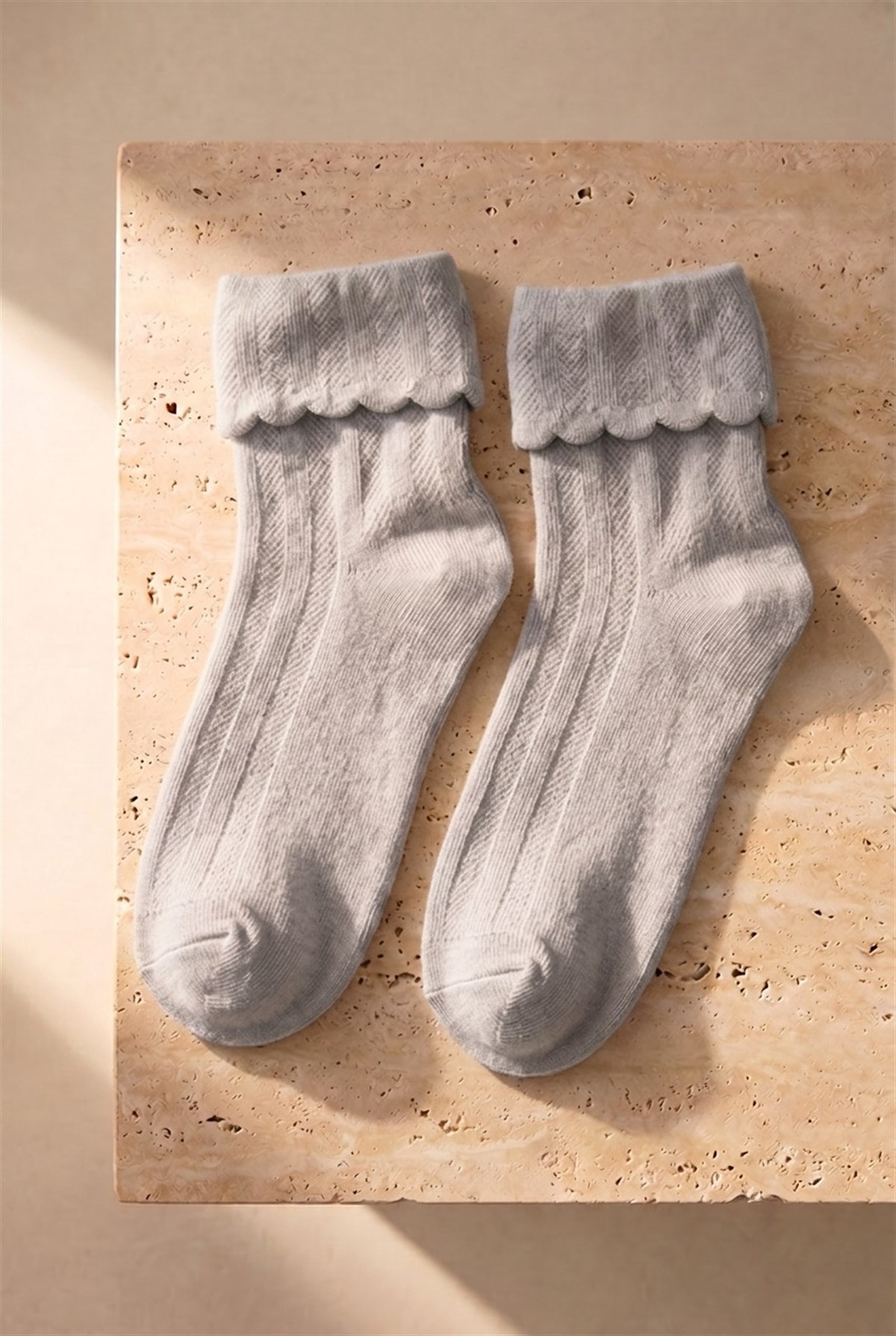Girls 4-Piece Sock Socks With Ankle Detail
