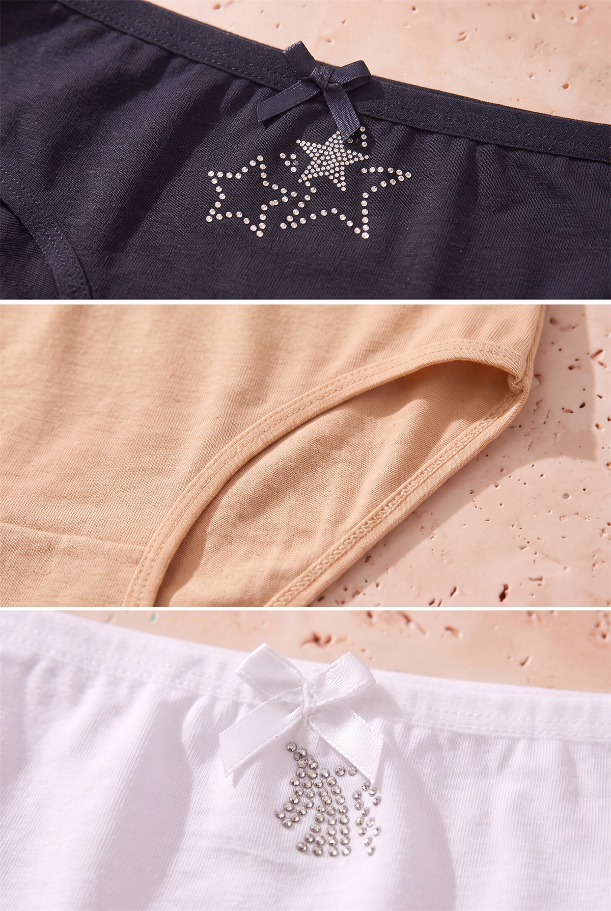 Kız Çocuk 5li Paket Çok Renkli Slip Külot