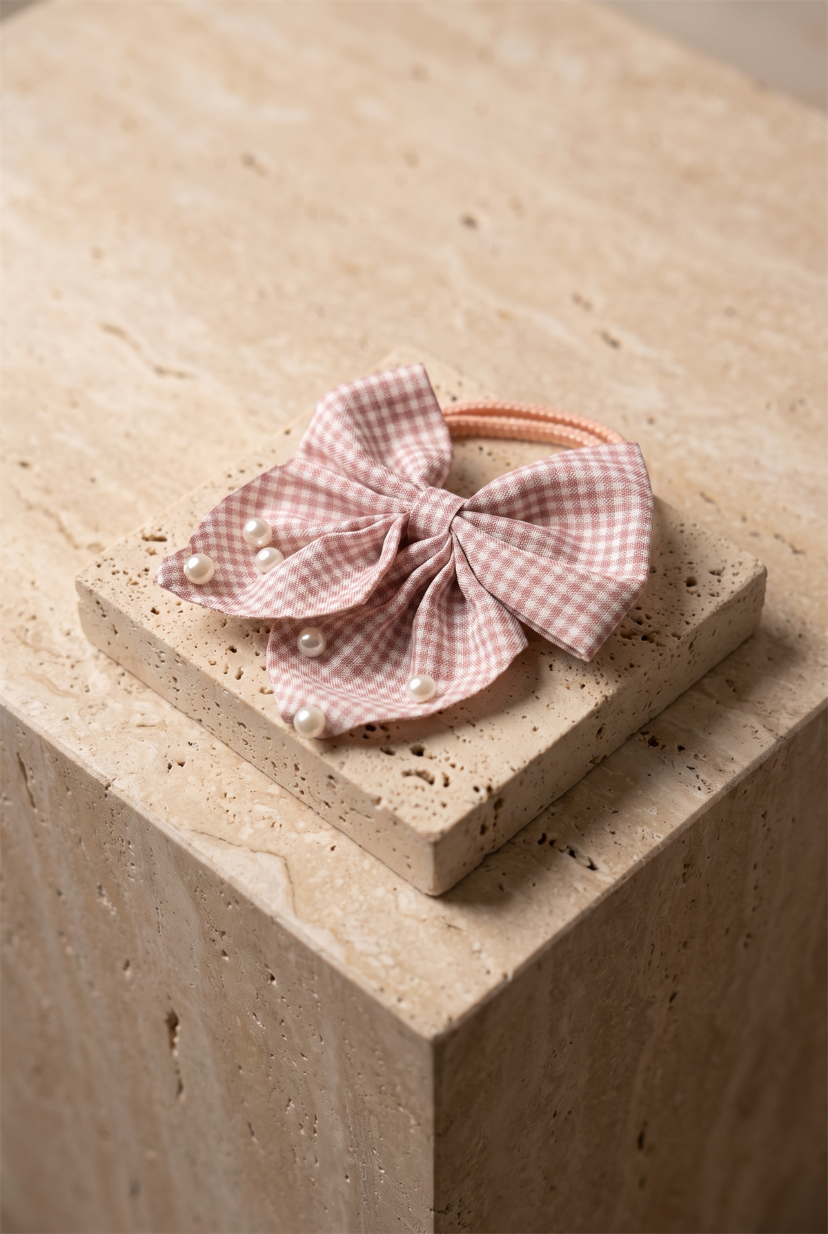 22505G2427 BONCUKLU FİYONK TOKA-21661 Koyu Pembe