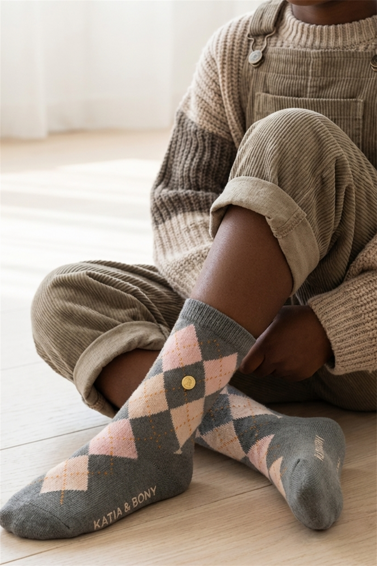 22501G2016 EKOSELİ ZIMBALI ÇOCUK SOKET ÇORAP Patterned