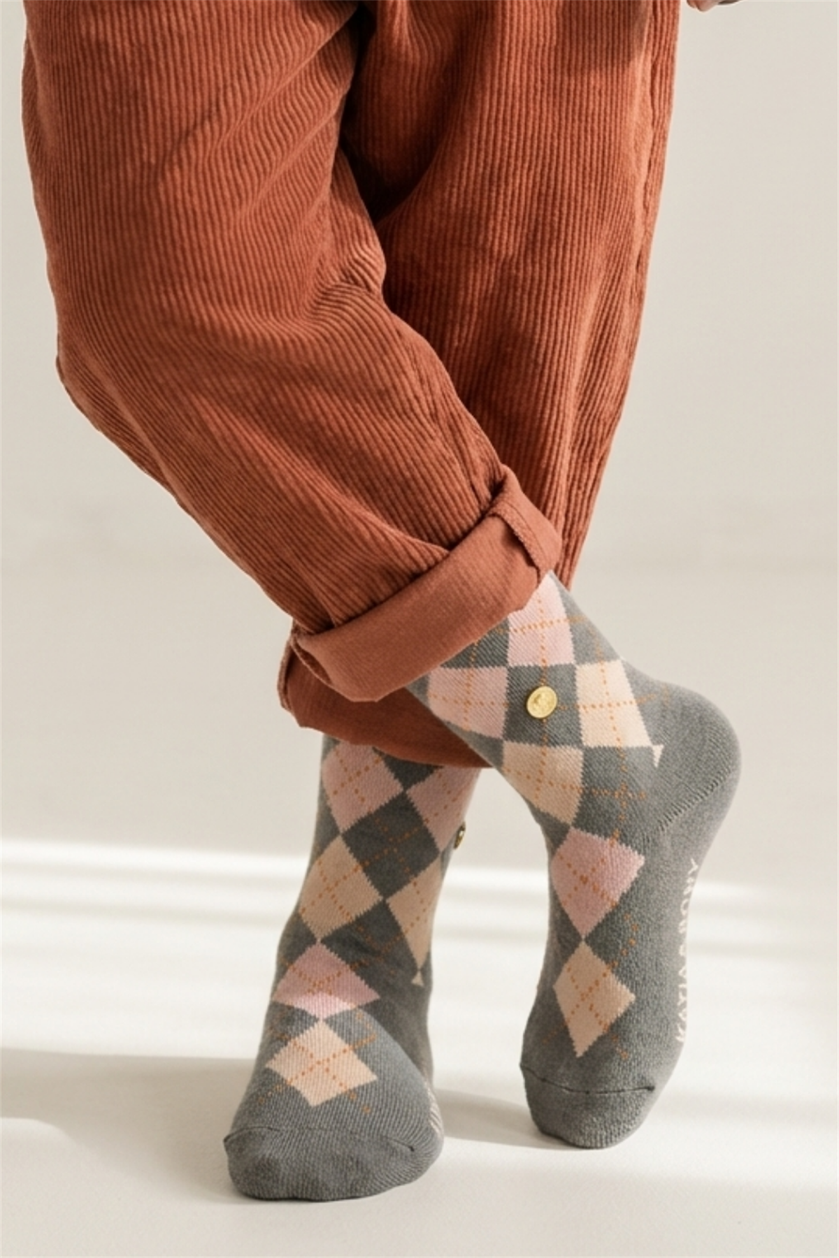 22501G2016 EKOSELİ ZIMBALI ÇOCUK SOKET ÇORAP Patterned