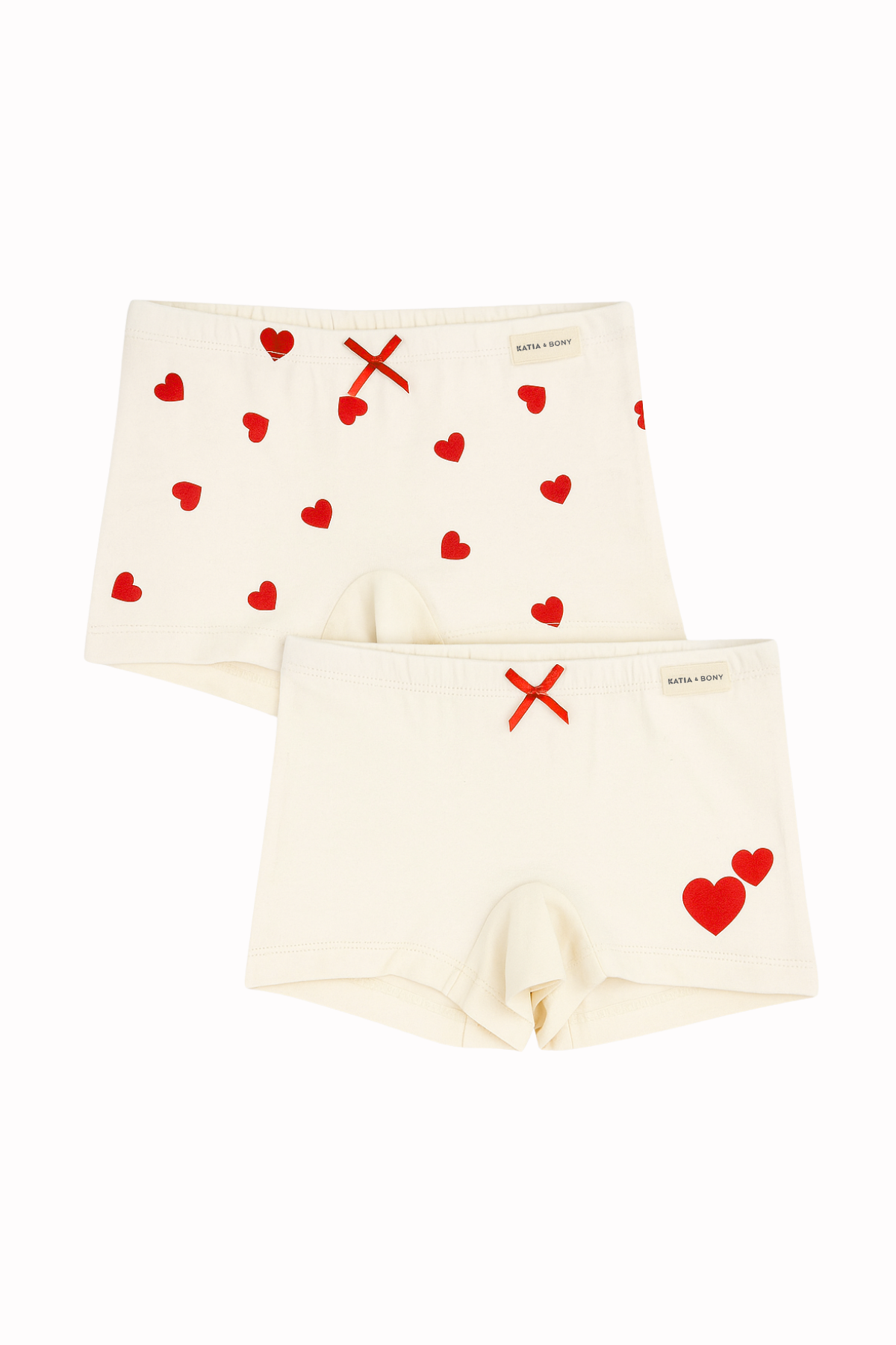 22503K2001 2PCK KALPLİ KIZ ÇOCUK BOXER Ekru
