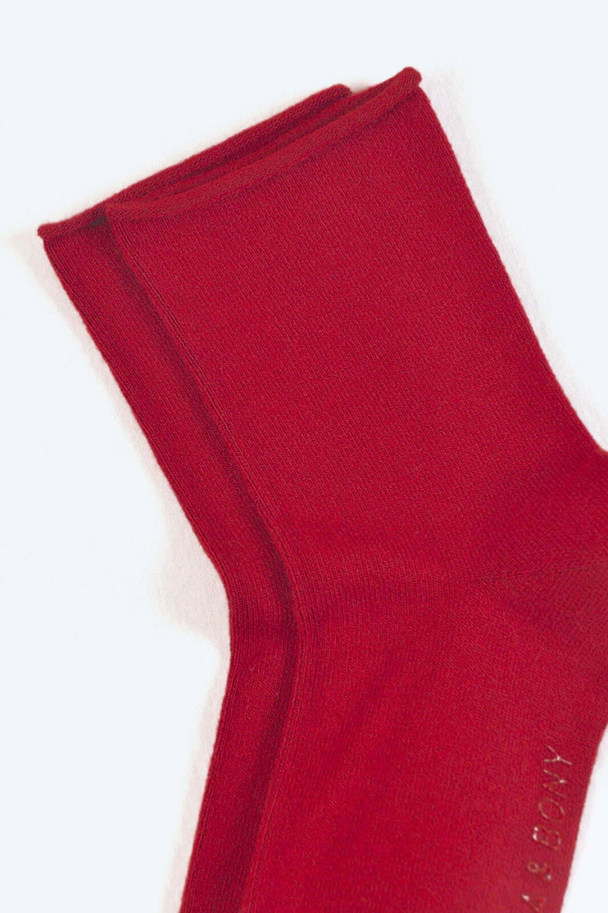 12501G1012 LASTİKSİZ MODAL ÇOCUK SOKET ÇORAP Kırmızı