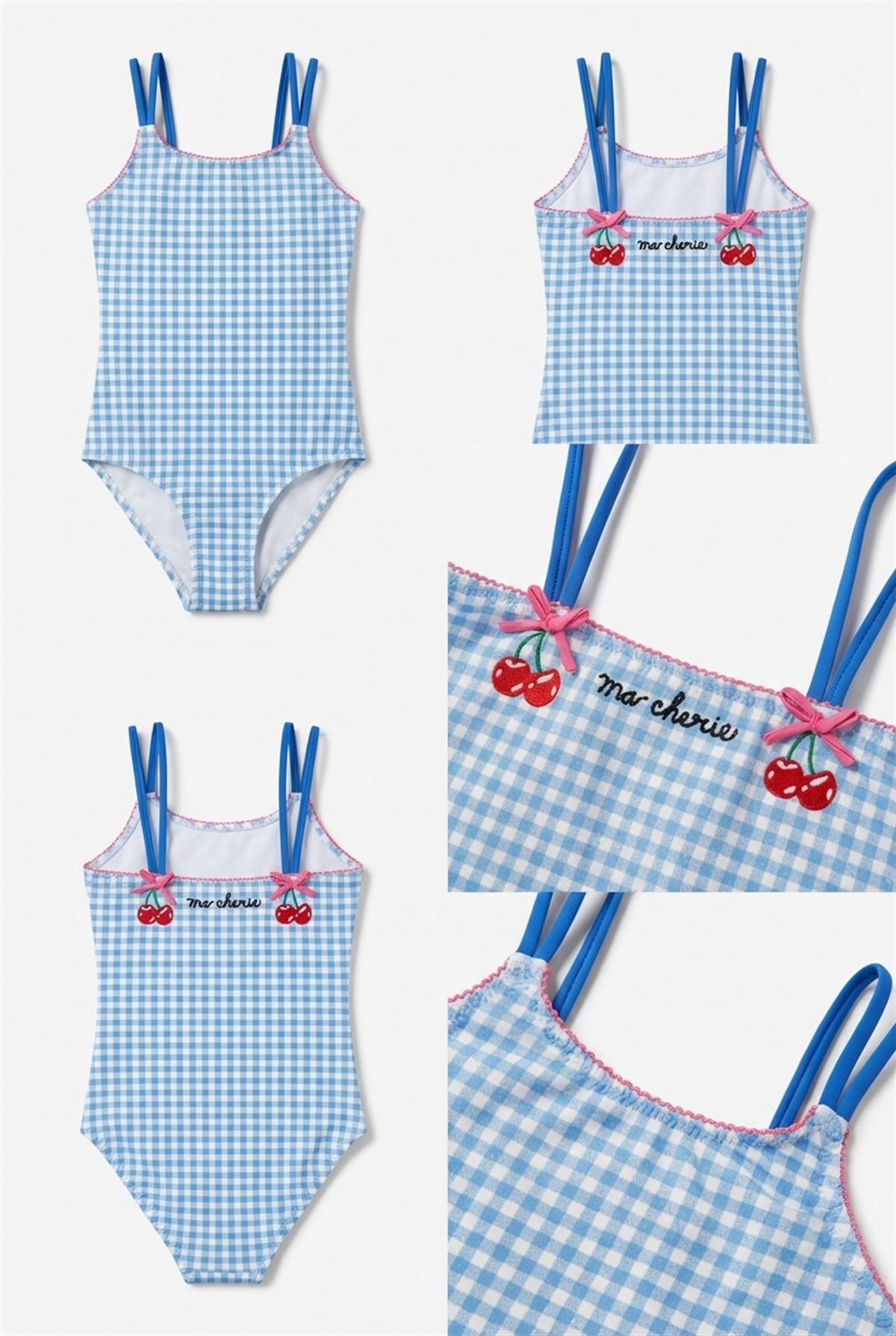 12606K2007 MEDITERRANEAN KIZ ÇOCUK MAYO MAVİ