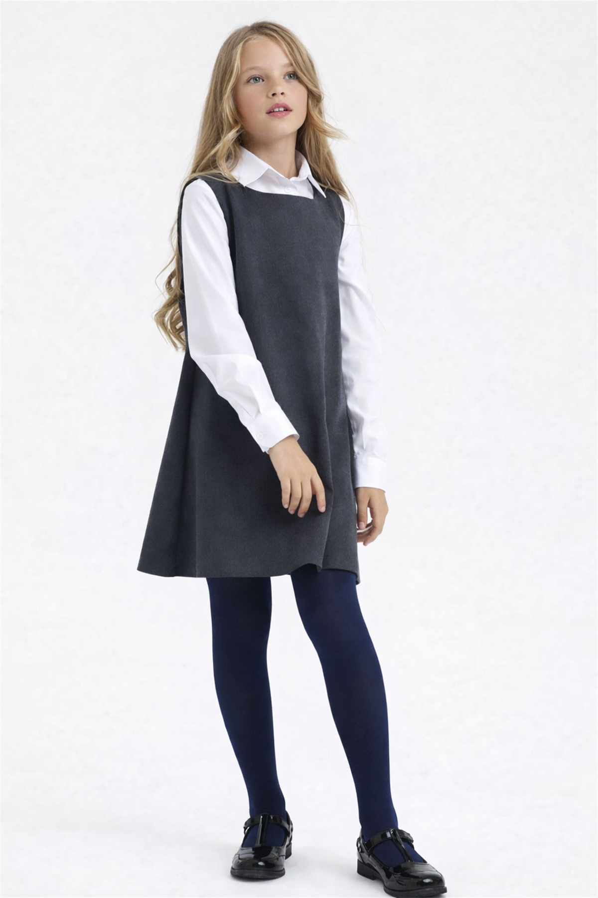 Kız Çocuk Mus Külotlu Çorap Lacivert