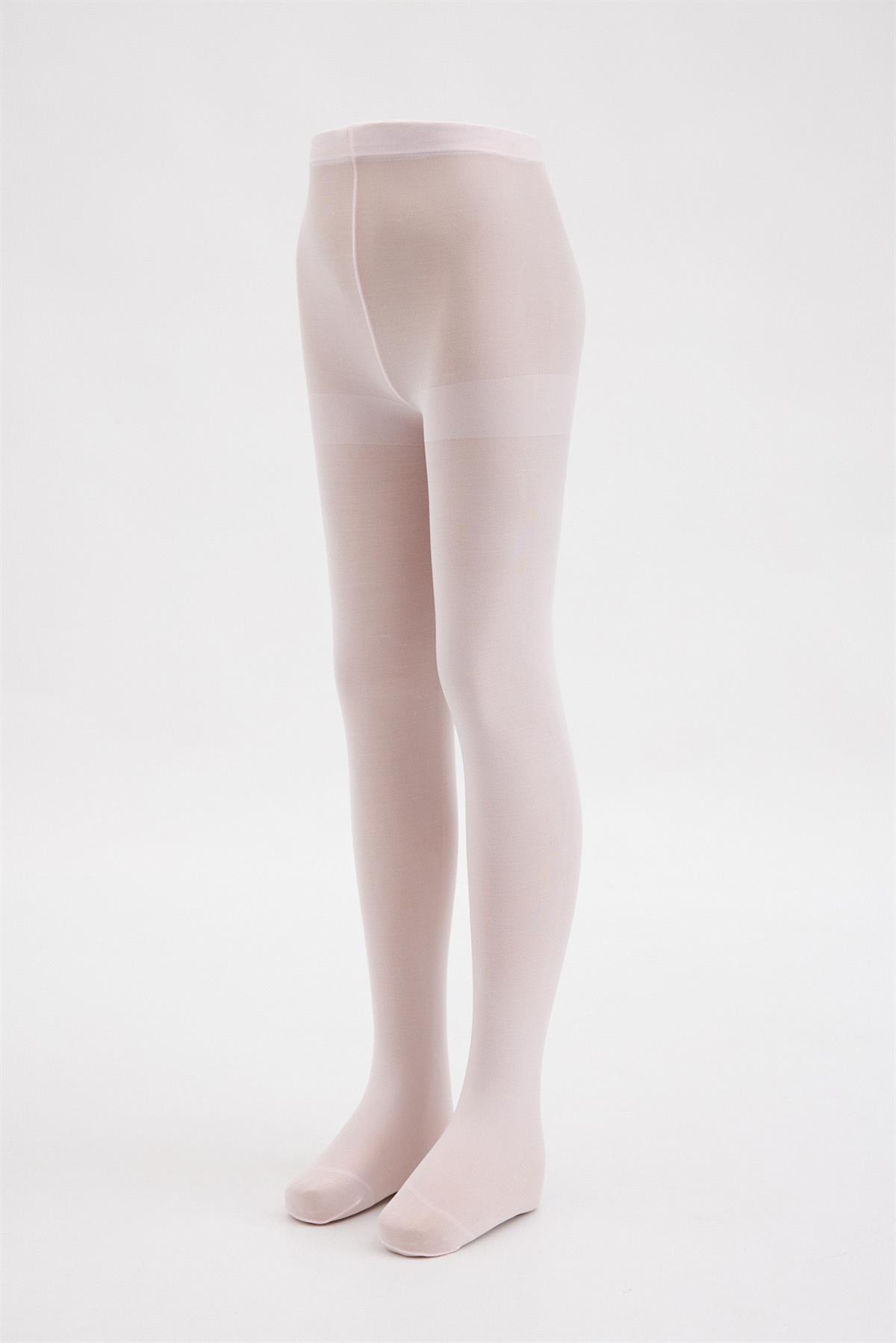 Girls Muslin Tights Pink