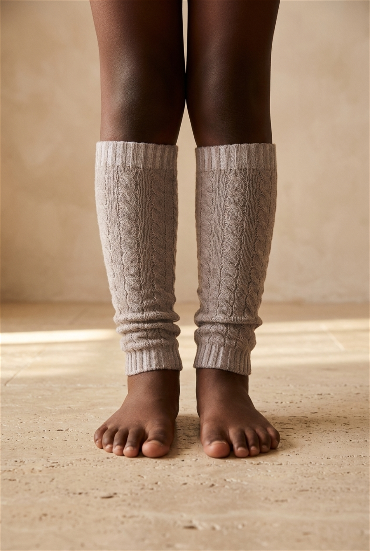 Girls Knitted Patterned Leggings