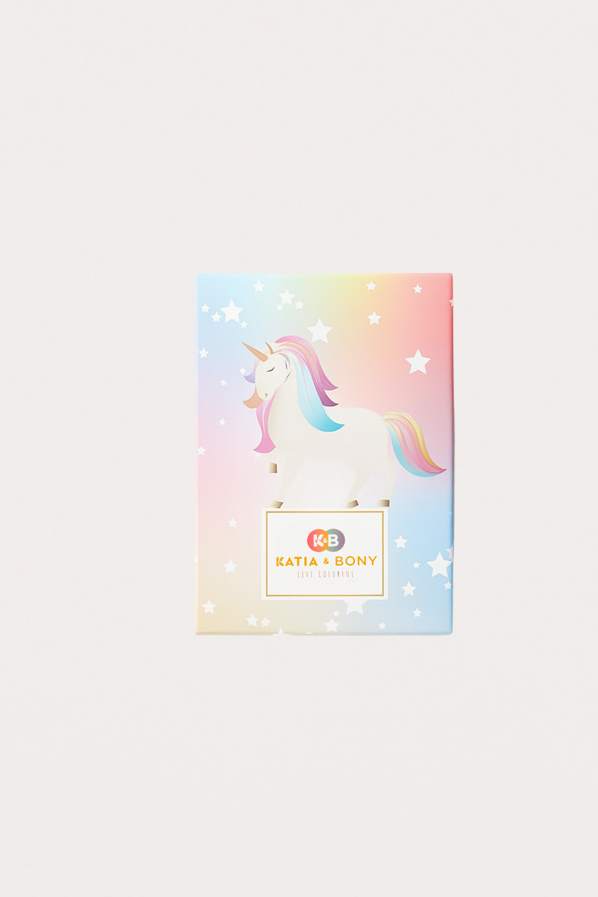 Girls Unicorn Patterned 3-Piece Boxed Sock