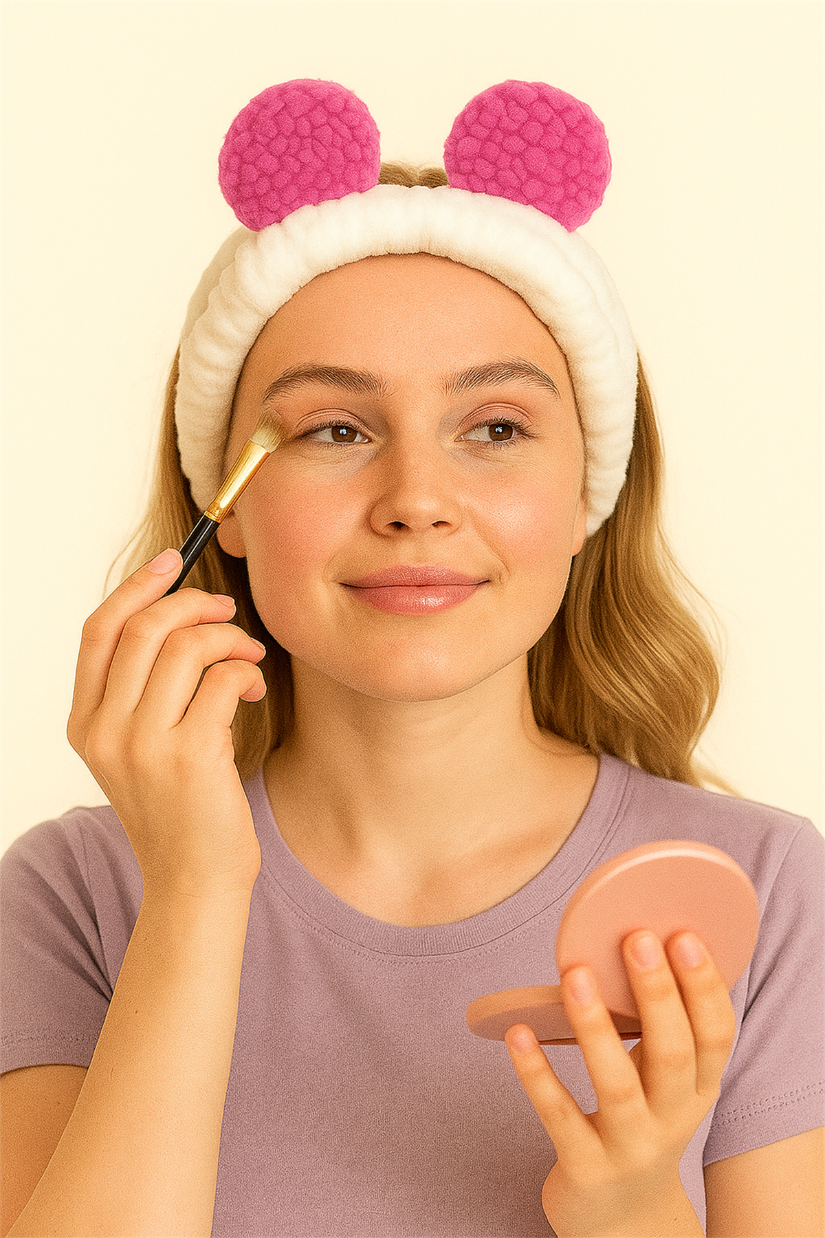 Kulak Aksesuarlı Saç Bandı