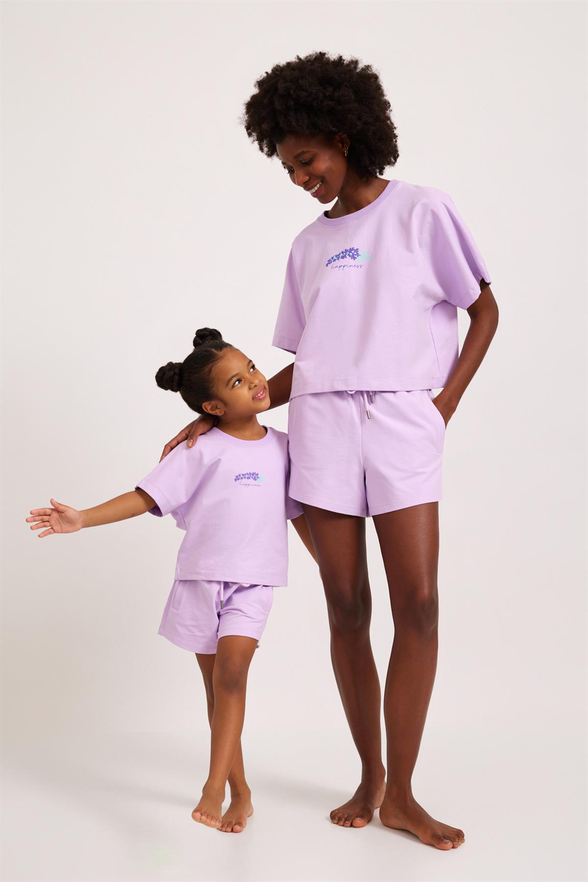 Womens Lavender T-Shirt Lilac