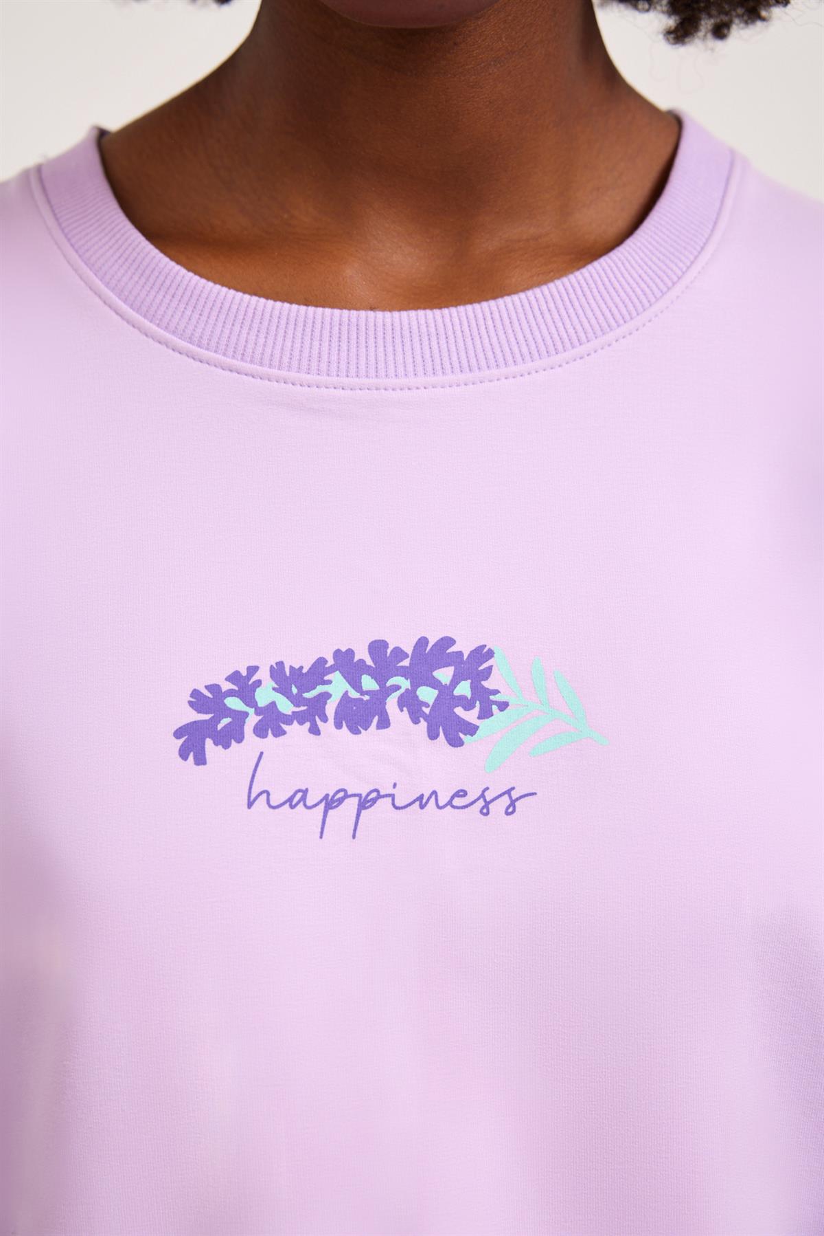 Womens Lavender T-Shirt Lilac