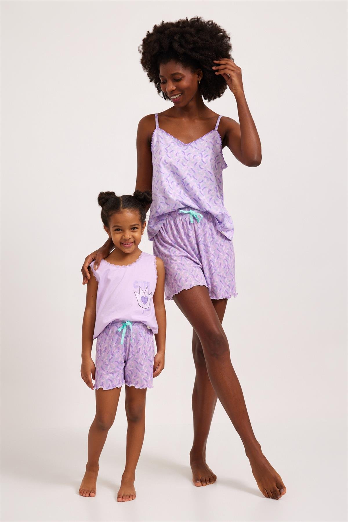 Lavender Girls Shorts Lilac