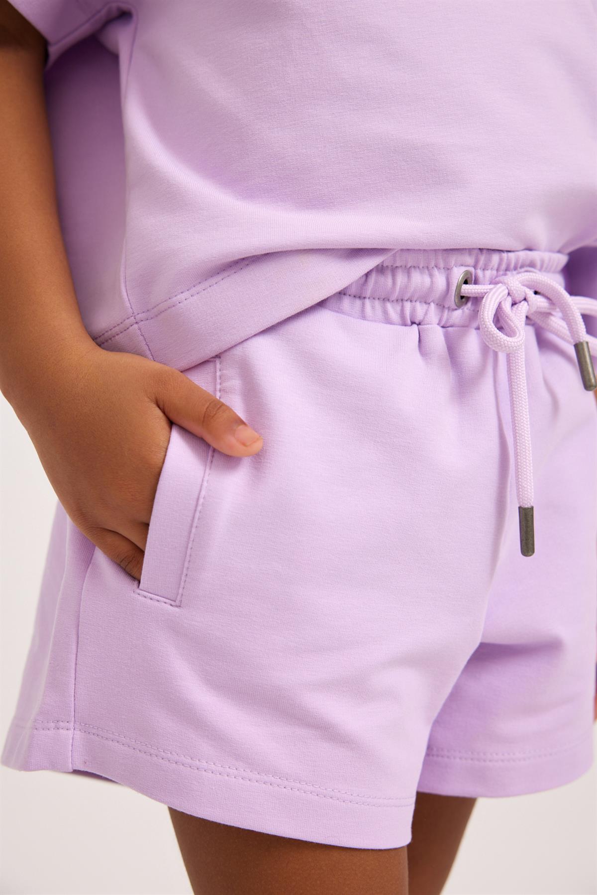 Lavender Girls Shorts Lilac