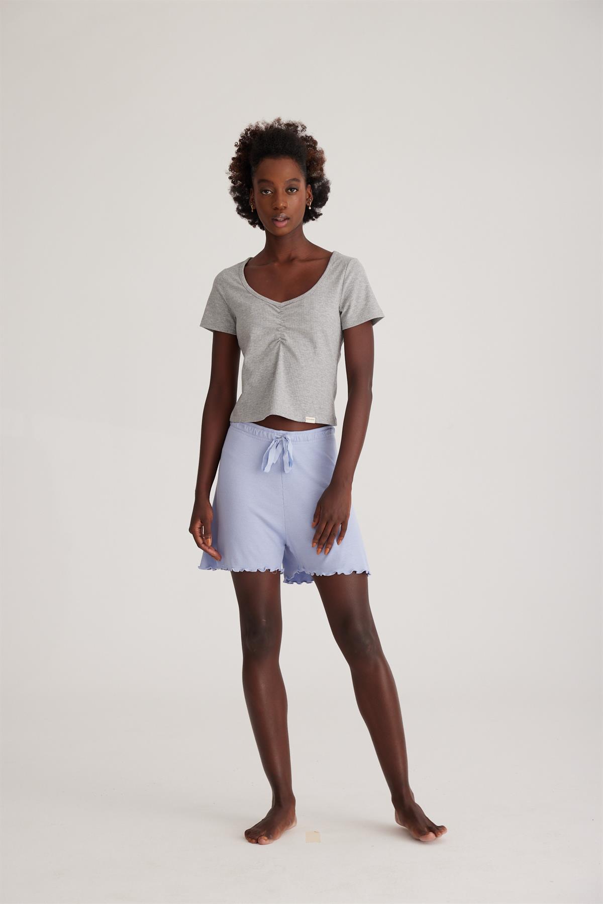 Women’s Loungewear T-shirt Gray-Melange