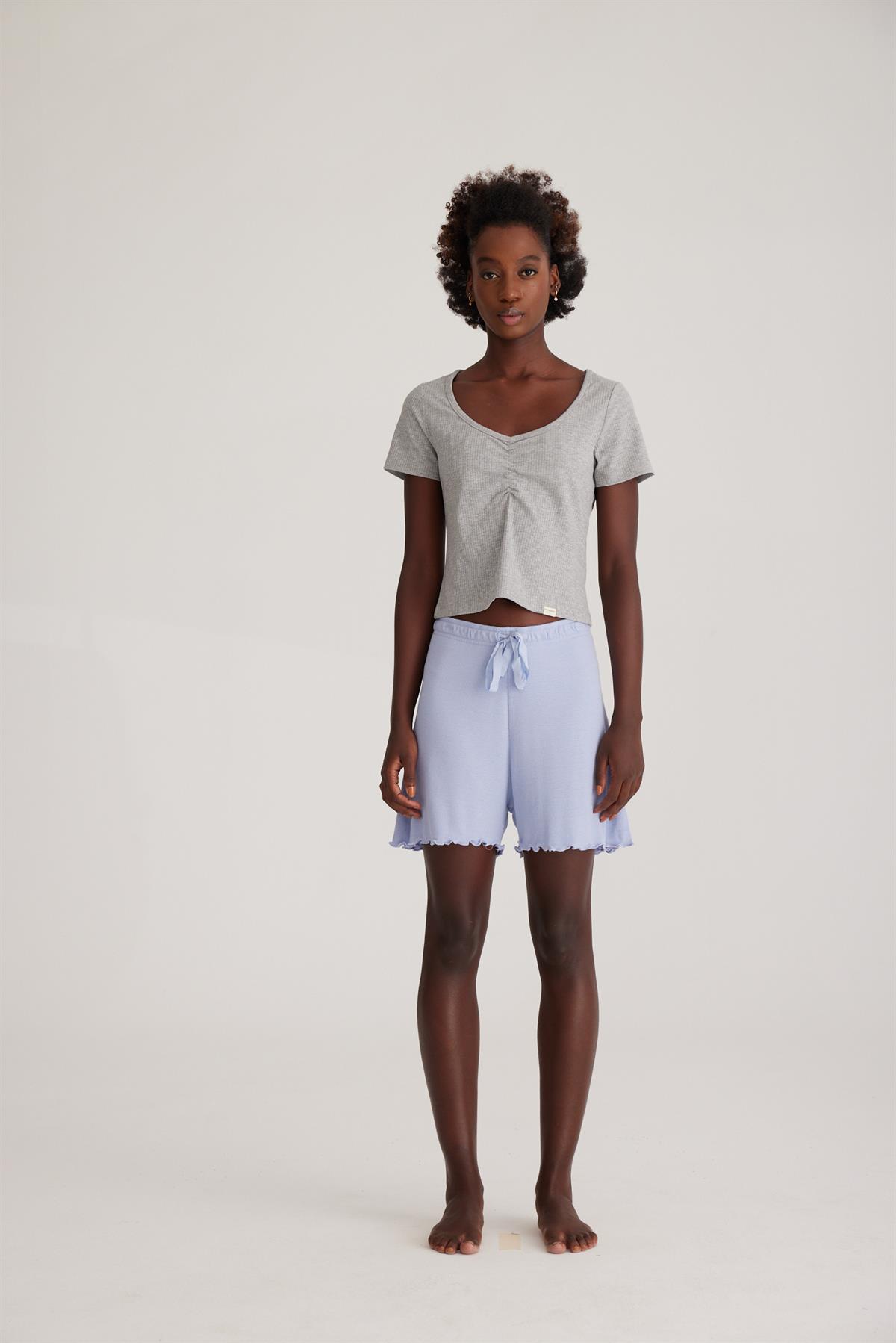 Women’s Loungewear T-shirt Gray-Melange