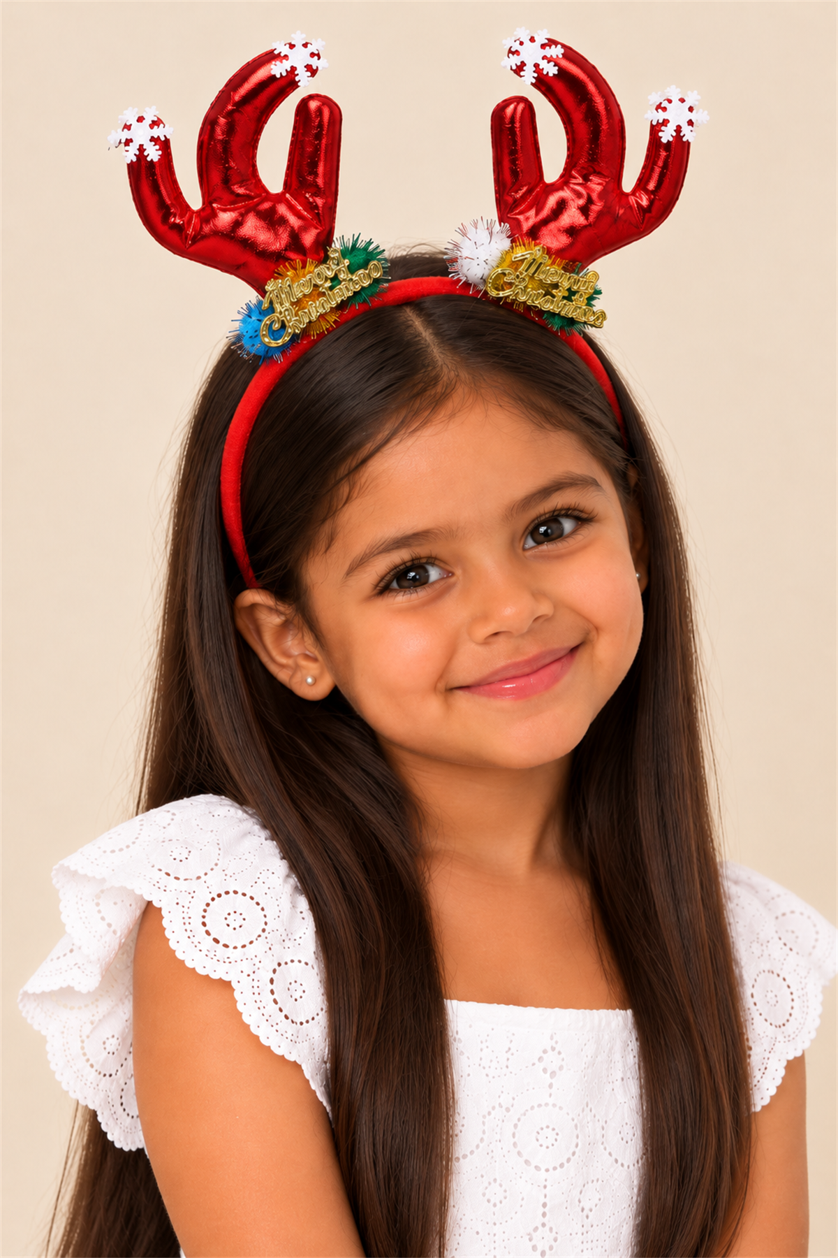 Marry Chirstmas Desenli Noel Taç