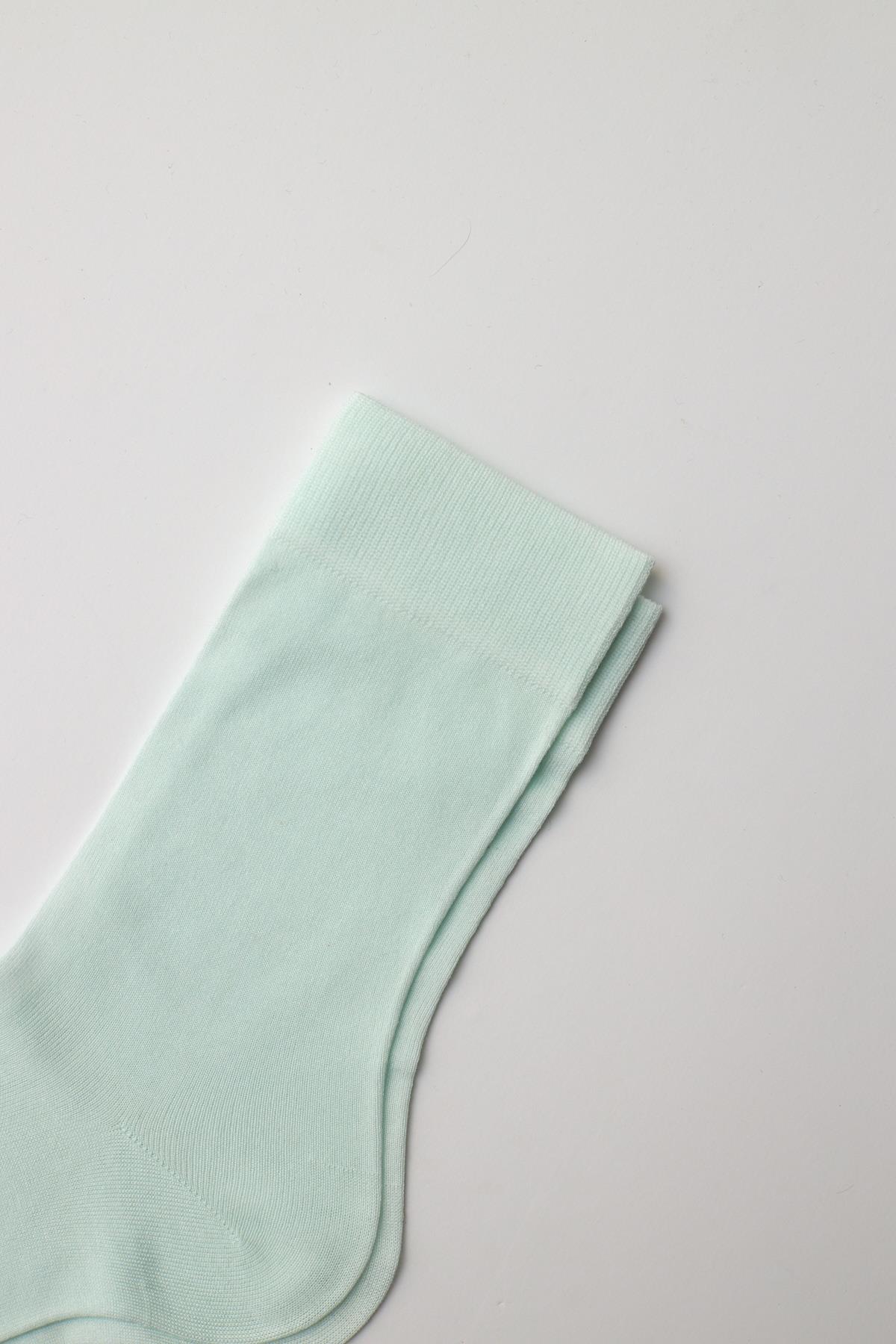 Merserize Erkek Soket Çorap Turkuaz