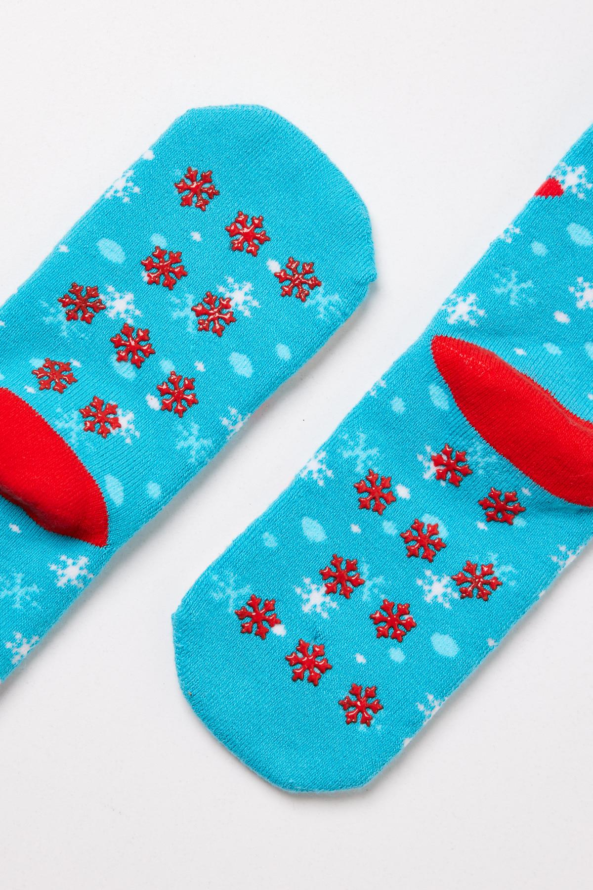 Womens New Year Sock Socks Blue