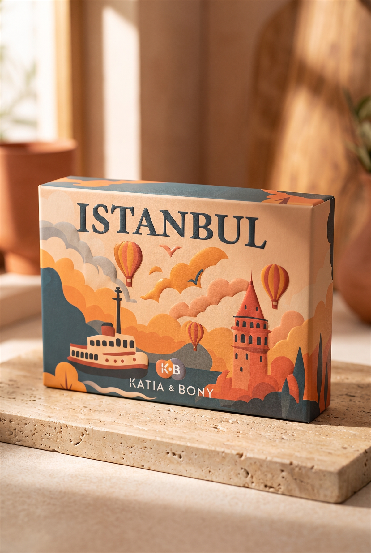 Özel İstanbul Koleksiyonu Kutulu 3lü Şehir İkonları Unisex Çorap Seti