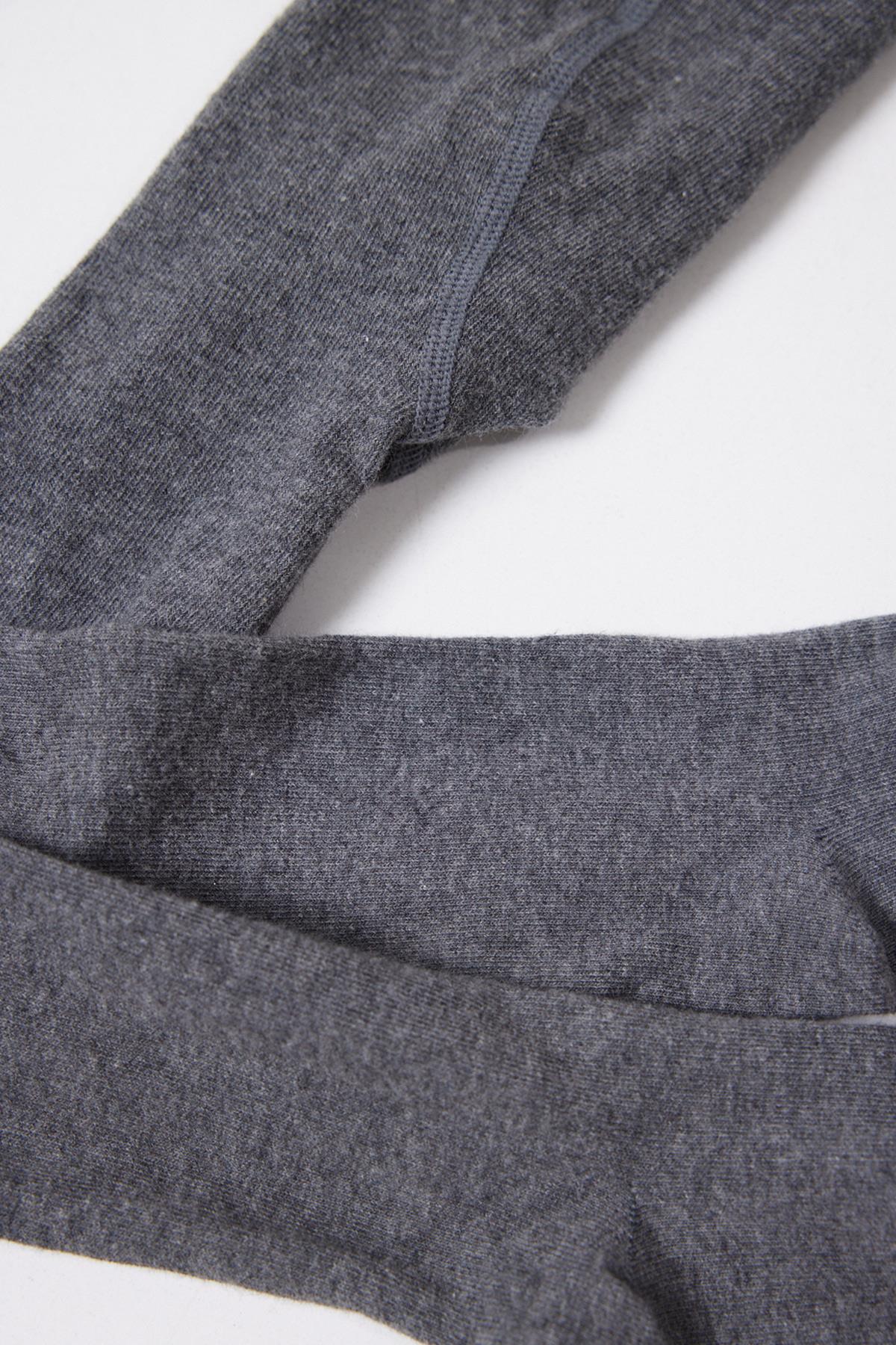 Cotton Basic Baby Tights Gray Mélange