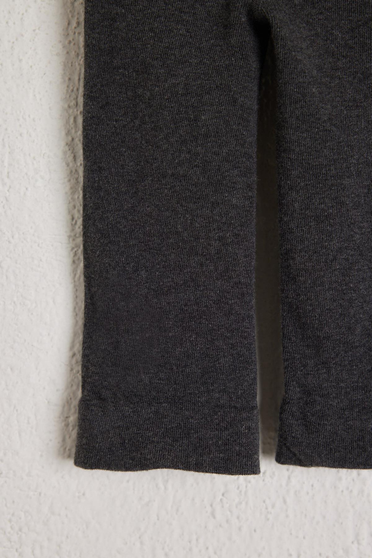 Cotton Baby Tight Pants Anthracite