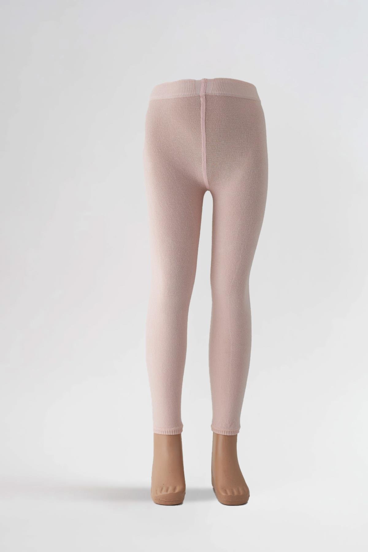 Cotton Childrens Leggings Light Pink