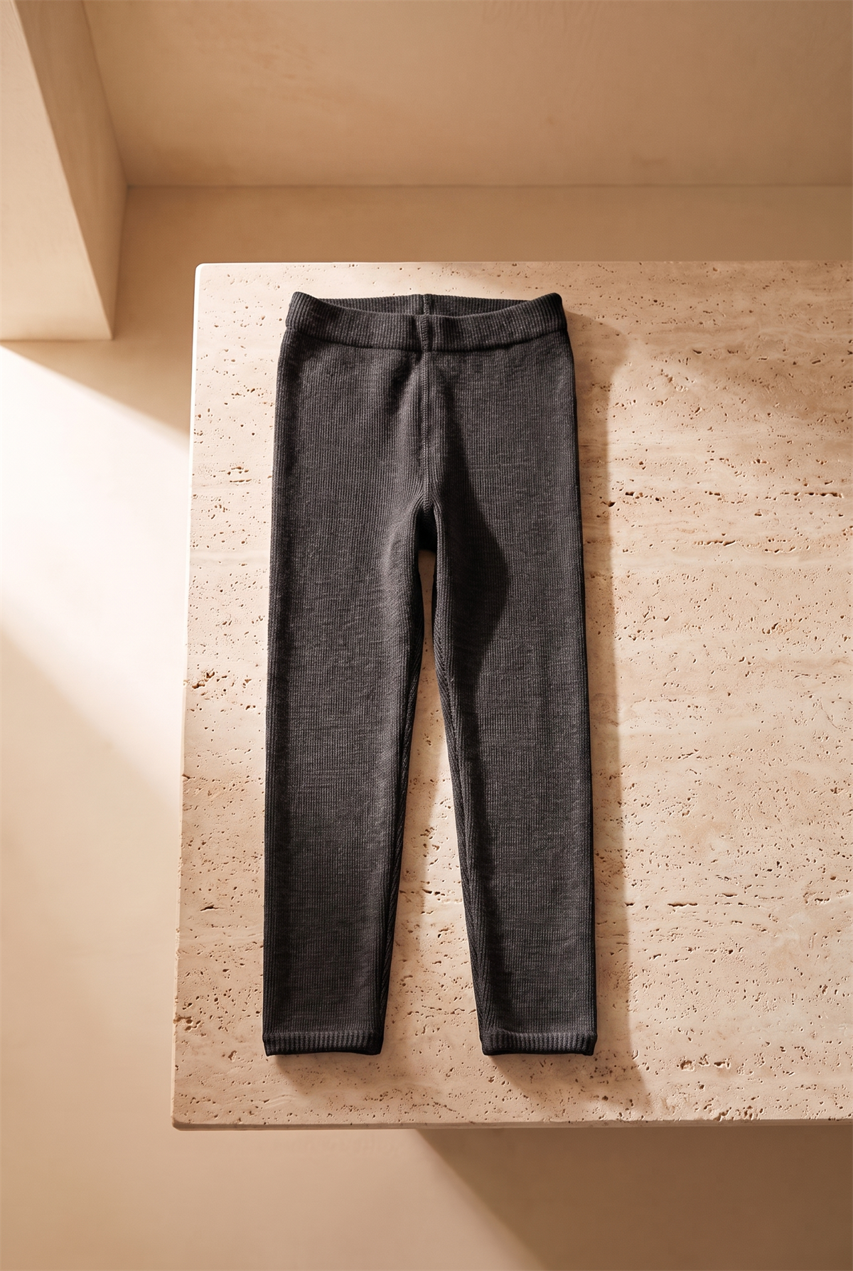 Childrens Cotton Tights Anthracite