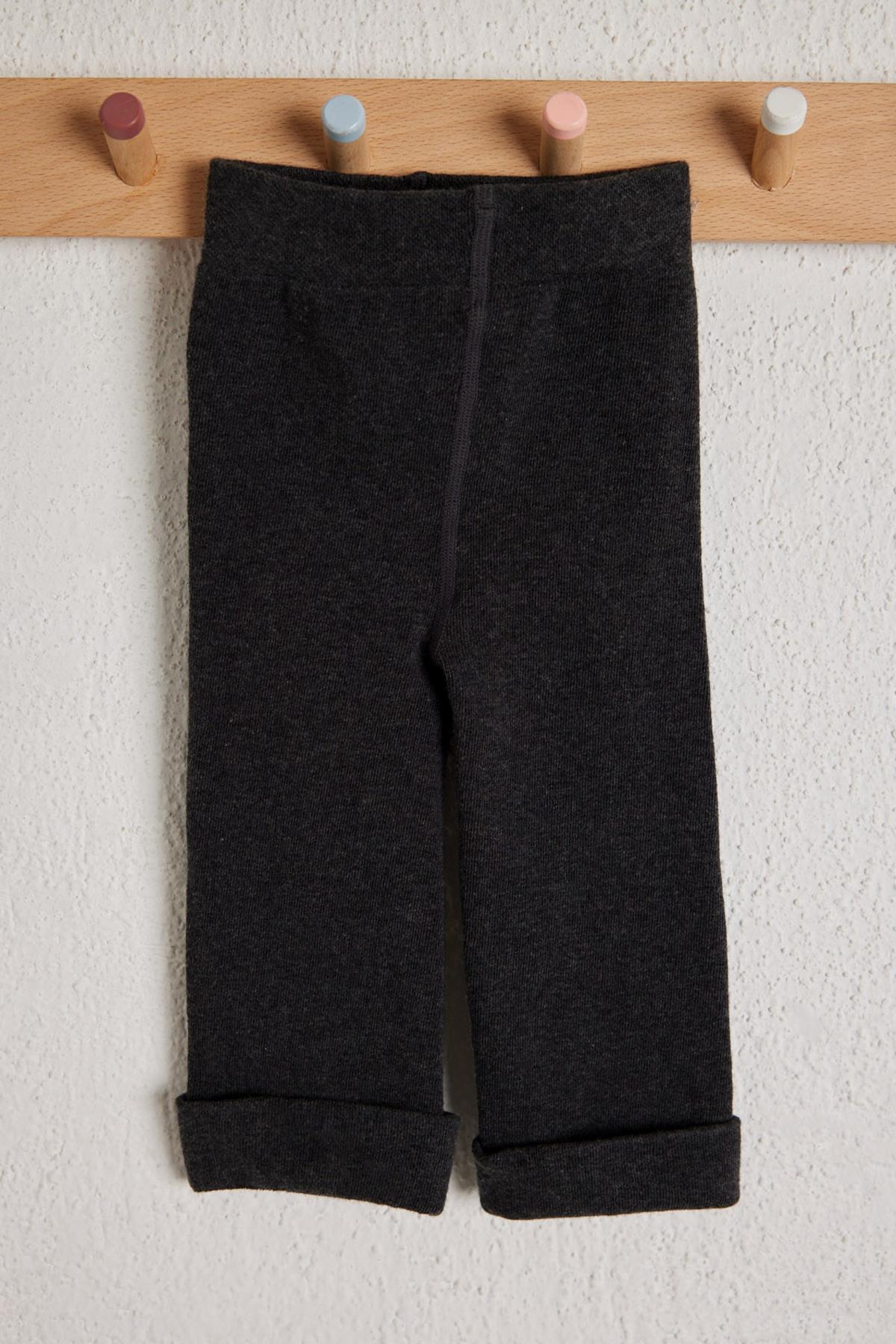 Cotton Children’s Leggings Pants Black