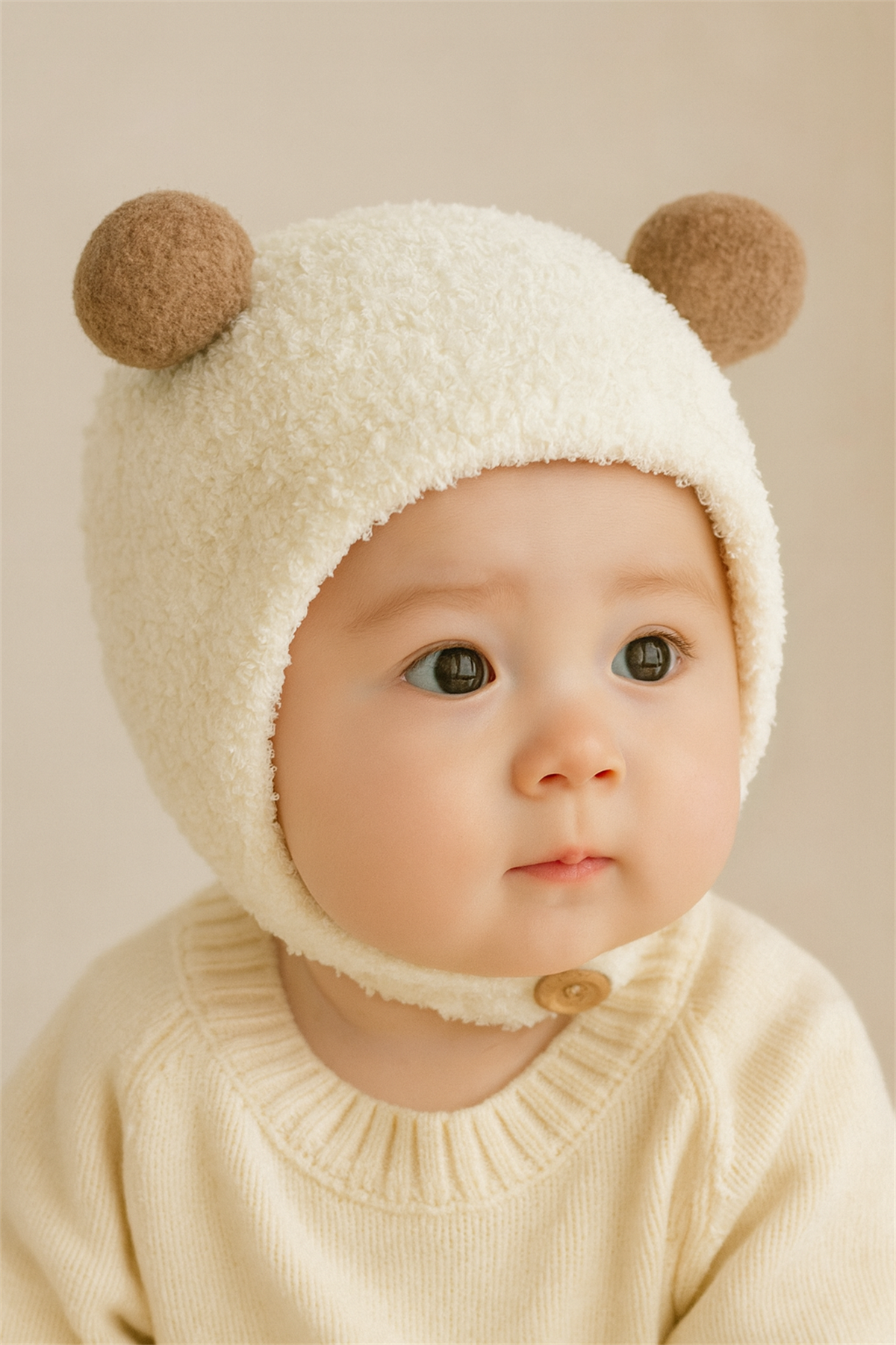 22505G2073 BEBEK BERE Ekru