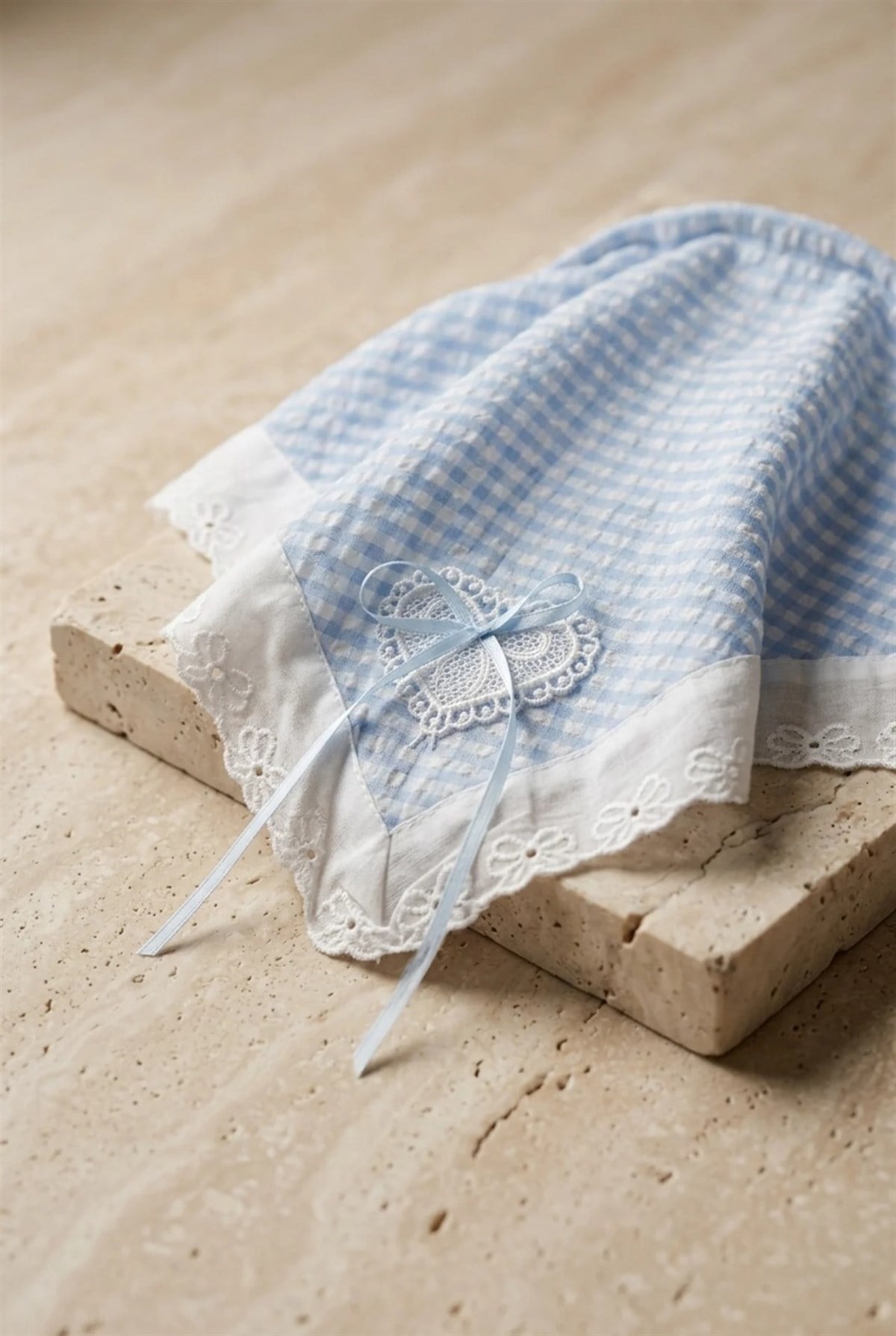 22505G2245 DANTEL TAÇ-26164 MAVİ