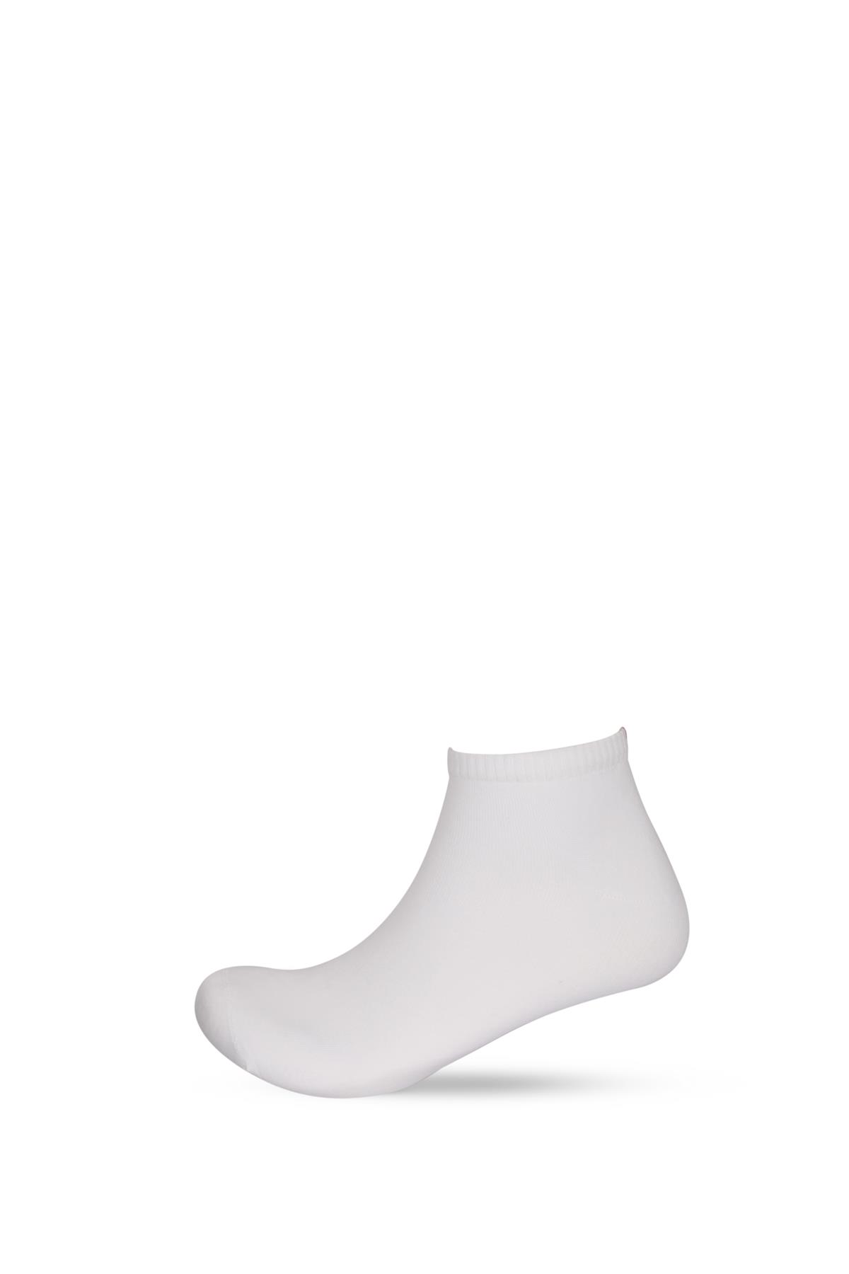 Run 3 lü Erkek Basic Patik Çorap Beyaz/Beyaz/Beyaz