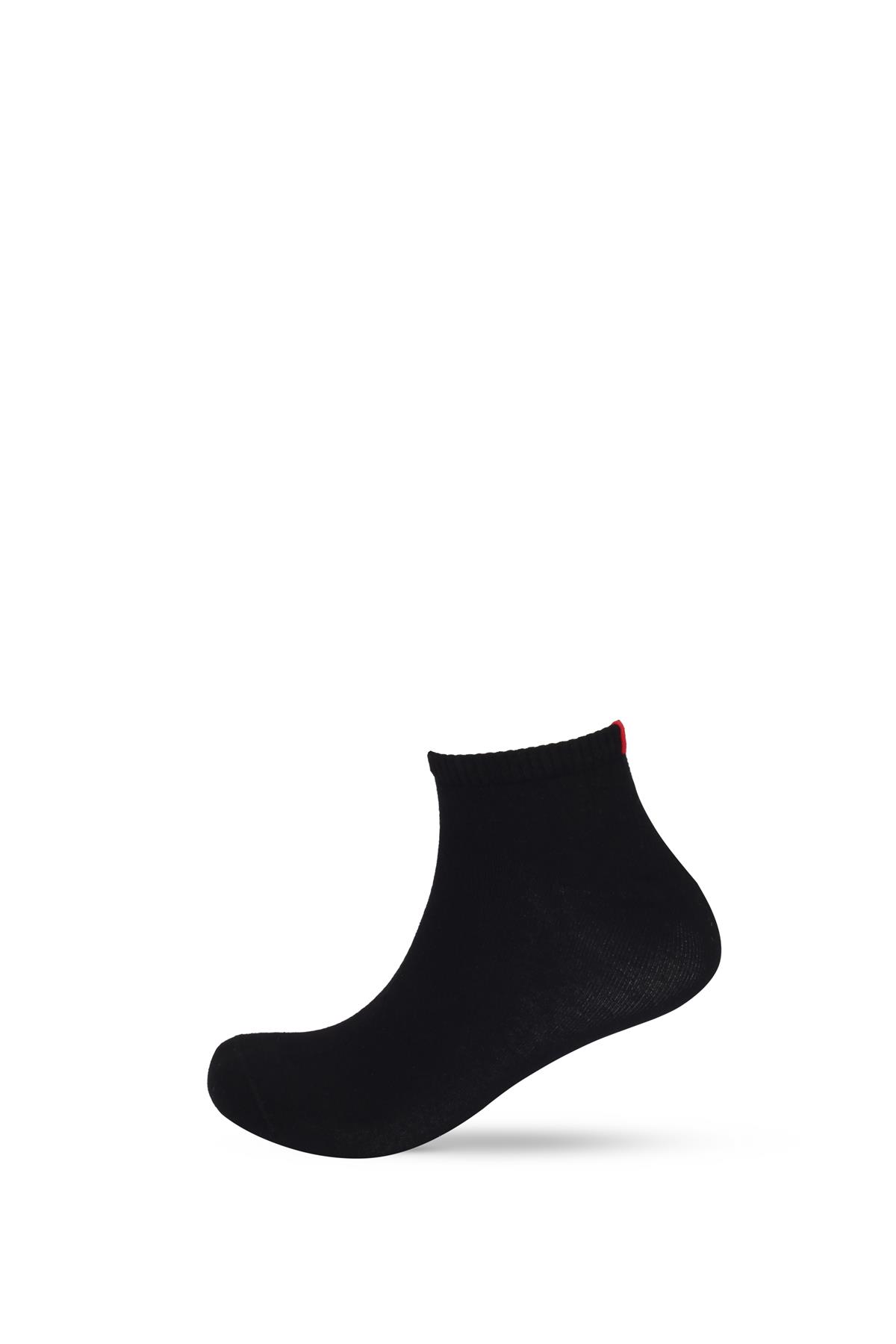 Run 3 lü Erkek Basic Patik Çorap Siyah/Beyaz/Lacivert