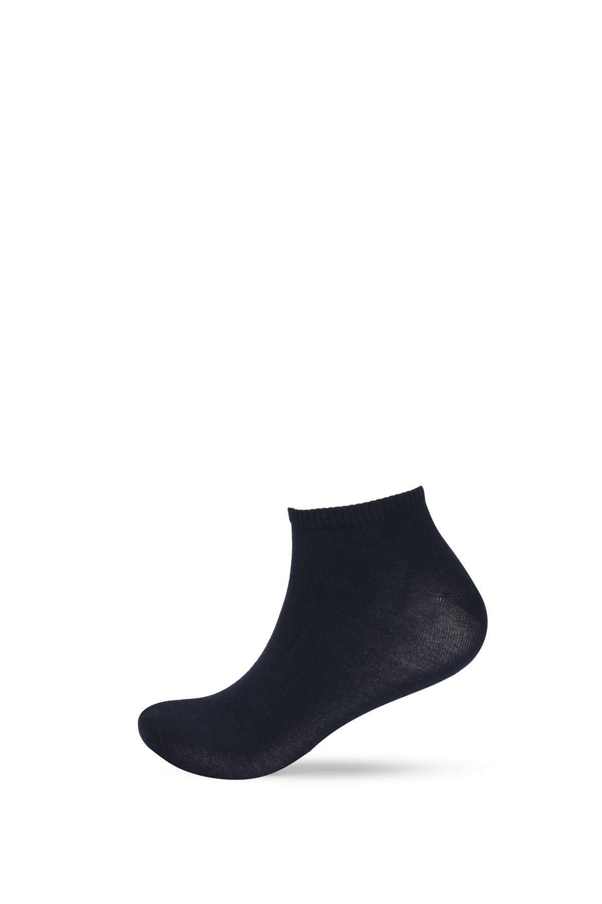 Run 3 lü Erkek Basic Patik Çorap Siyah/Beyaz/Lacivert