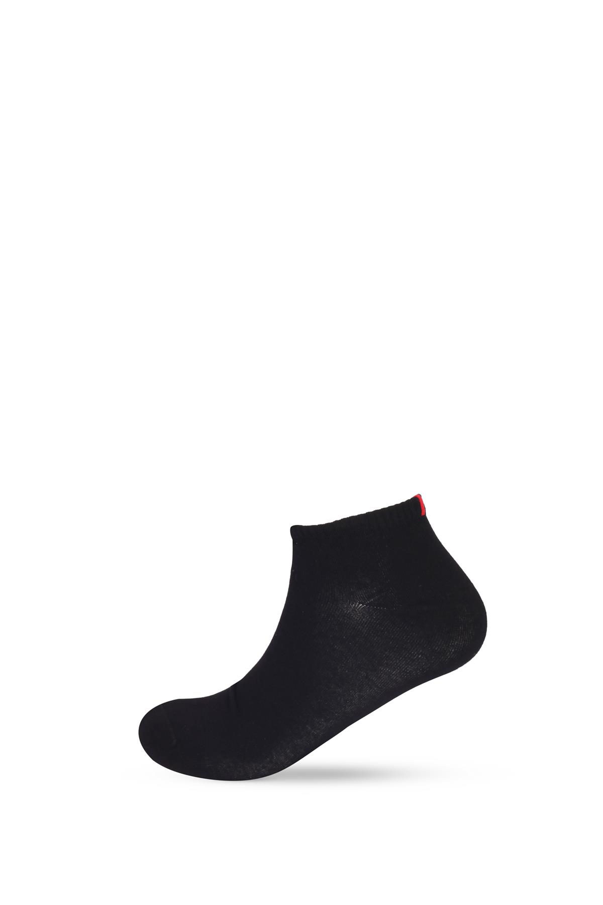 Run 3 lü Erkek Basic Patik Çorap Siyah/Siyah/Siyah