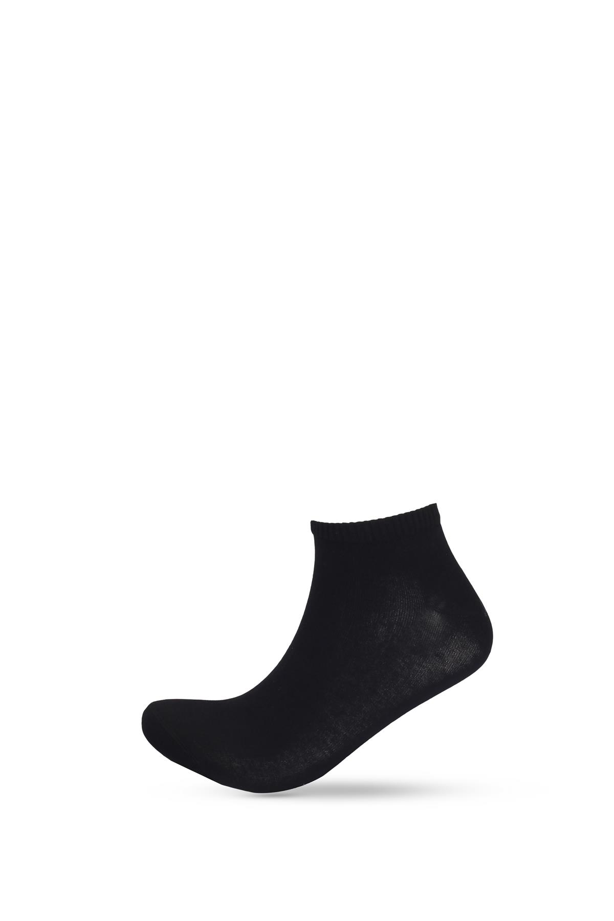 Run 3 lü Erkek Basic Patik Çorap Siyah/Siyah/Siyah