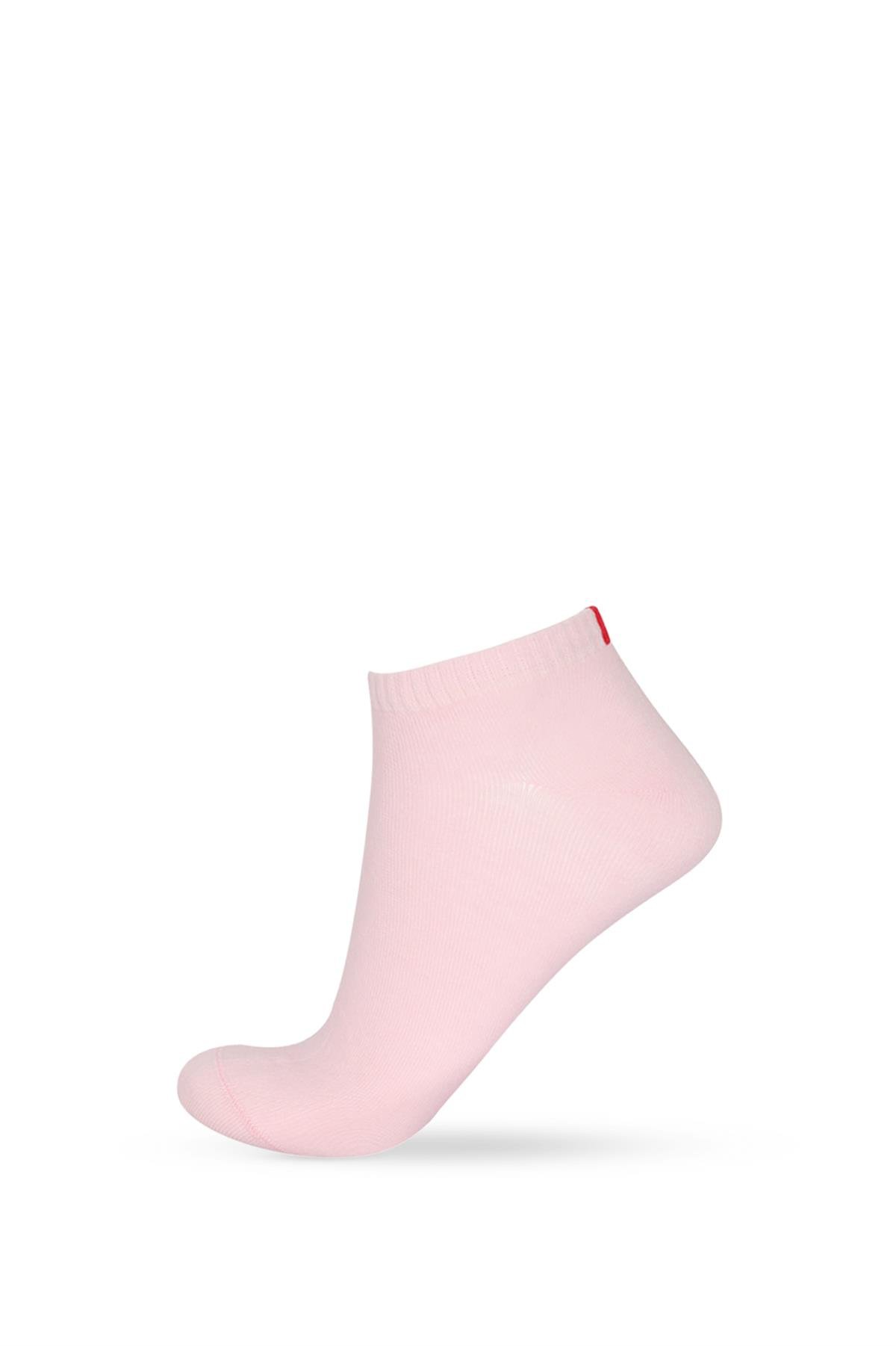 Womens Run 3-Pack Basic Ankle Socks White/Pink/Grey